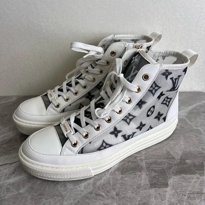 Louis Vuitton Louis Vuitton Stellar High-Top Sneaker for Women -2508 Size US 7 / IT 37 - 1 Thumbnail