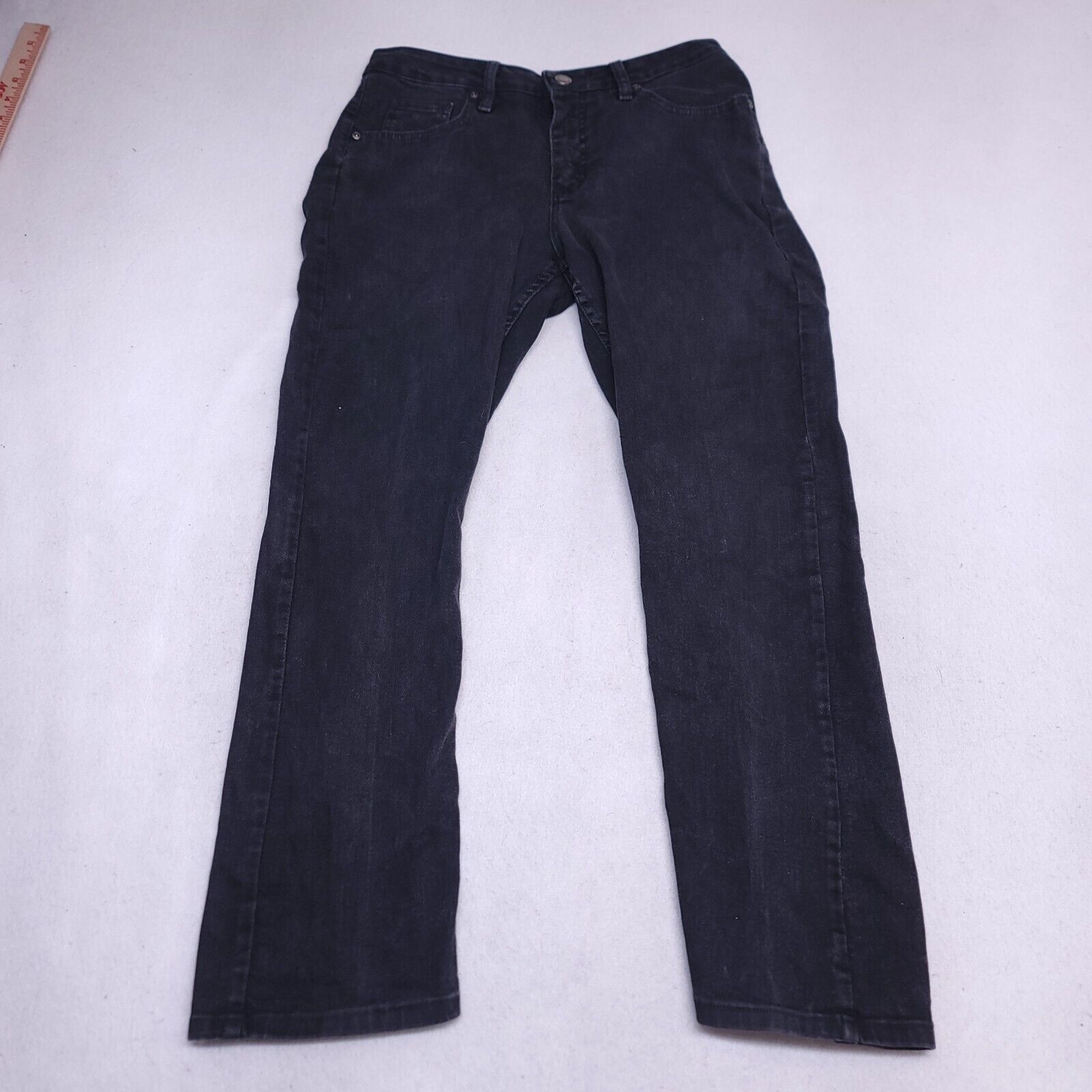 Lee Riders by Lee Casual Button Denim Jeans Womens Size 8P Black Size 29" - 2 Thumbnail
