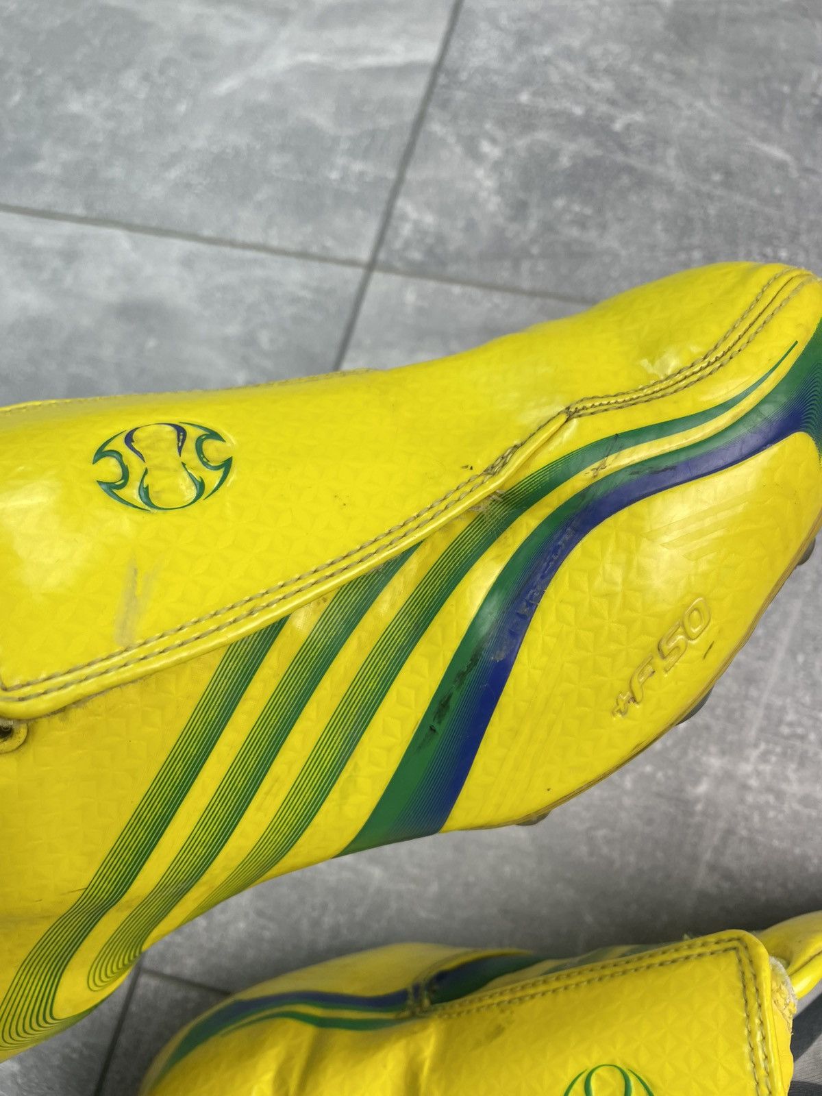 Adidas Adidas Tunit +F50 Brazil World Cup Limited Football Boots Size US 7 / EU 40 - 10 Thumbnail
