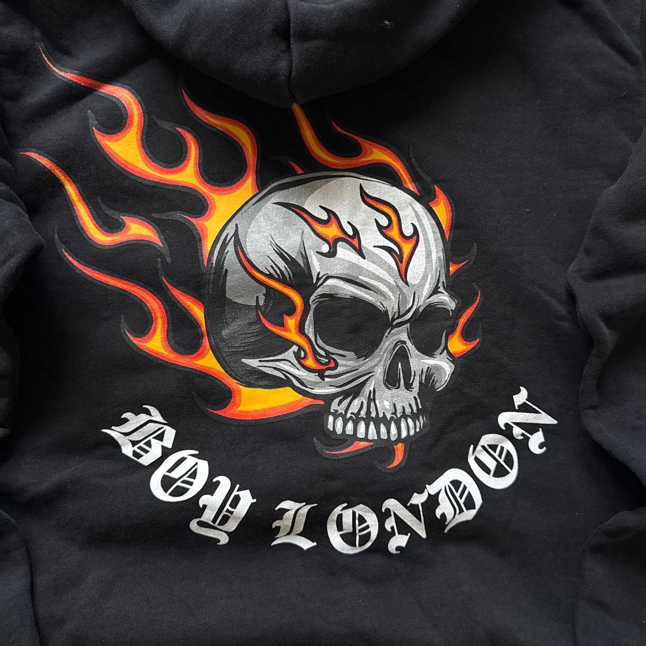 Boy London Vintage Boy London big logo skull flames zip up hoodie Size US S / EU 44-46 / 1 - 9 Thumbnail