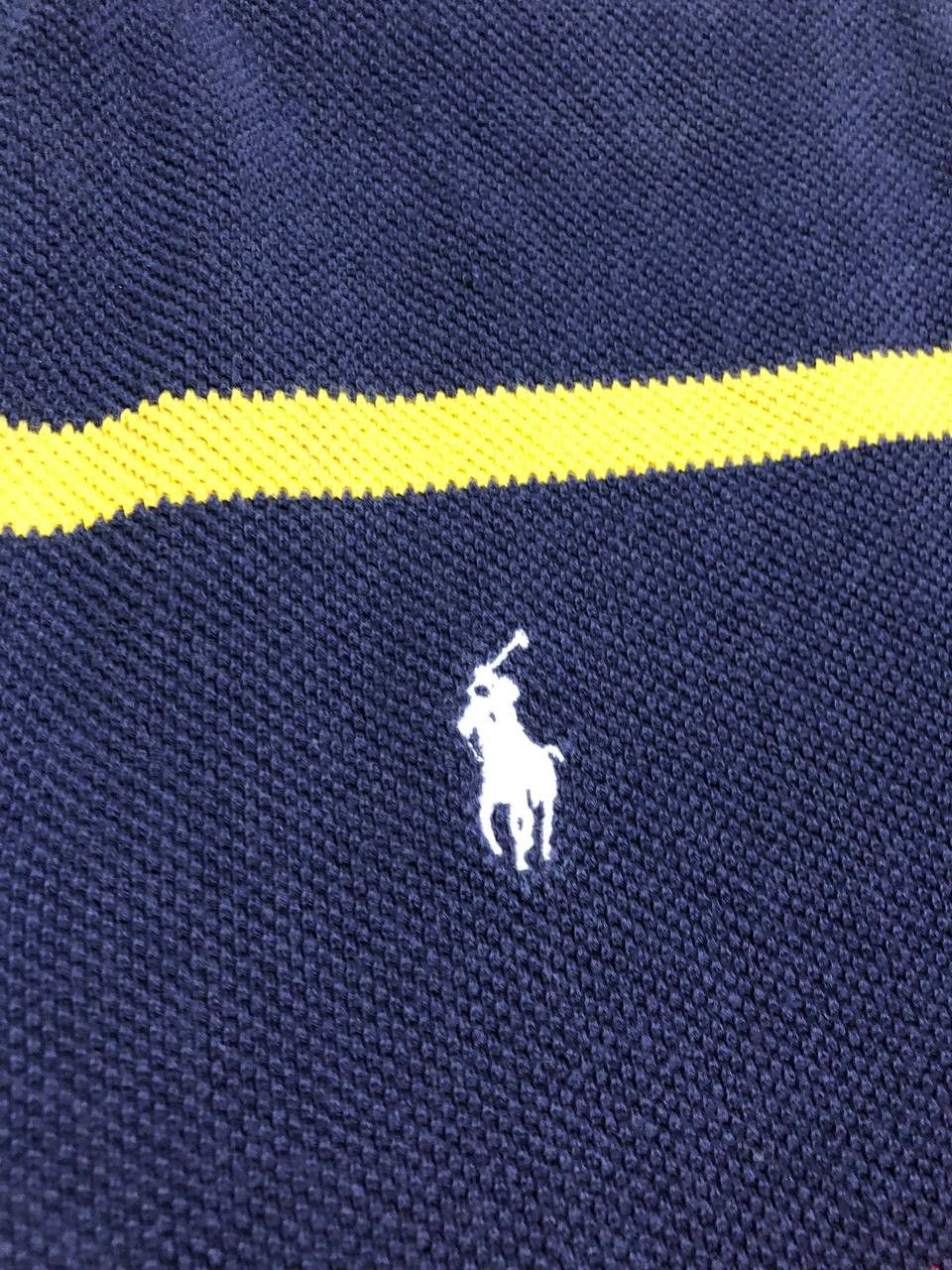 Polo Ralph Lauren Vintage Y2K Polo Ralph Lauren Stripped Polo Tee Size US M / EU 48-50 / 2 - 5 Thumbnail