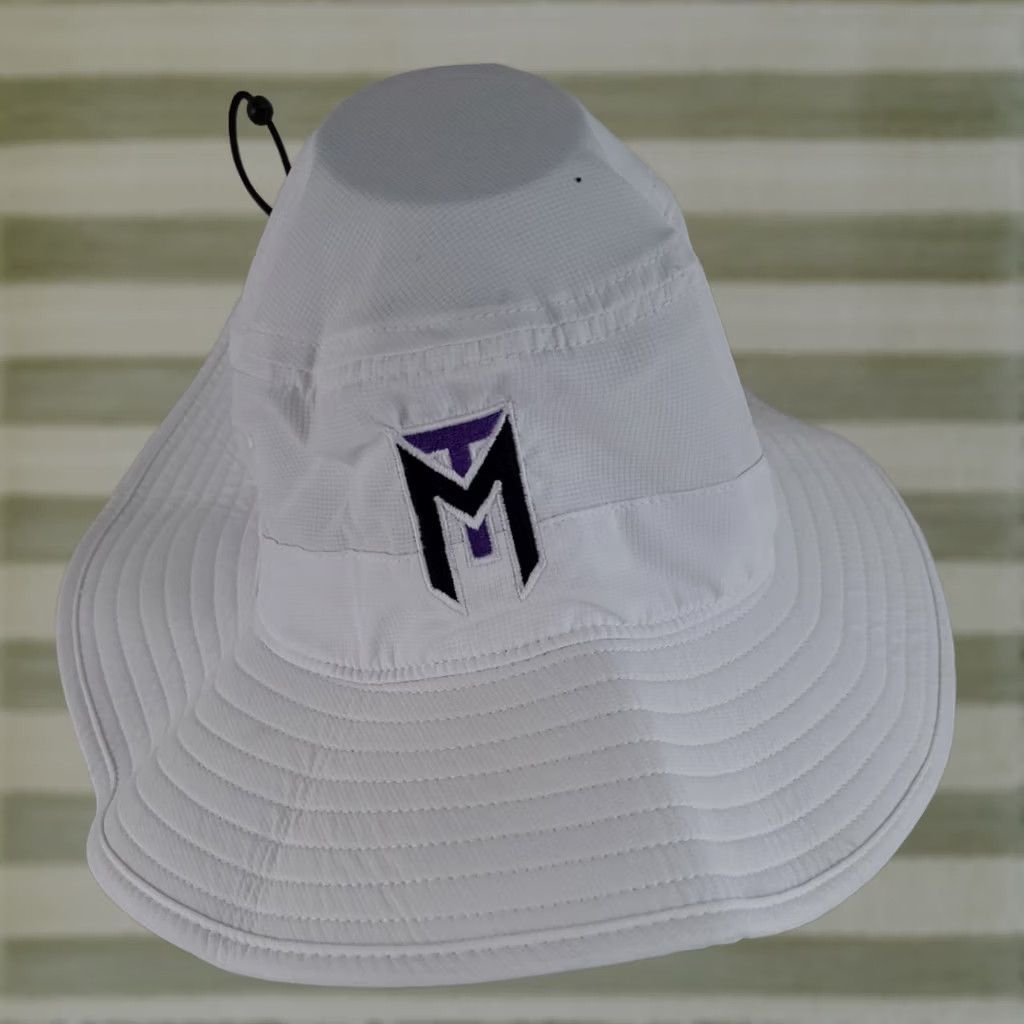 Vintage VINTAGE M T Travel Baseball Hat Bucket Embroidered Safari -Boonie- White Size ONE SIZE - 1 Thumbnail