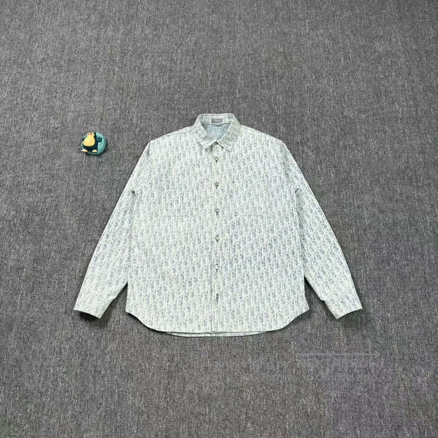 Dior Dior Oblique Blue Printed Shirt Jacket. Size US M / EU 48-50 / 2 - 1 Thumbnail