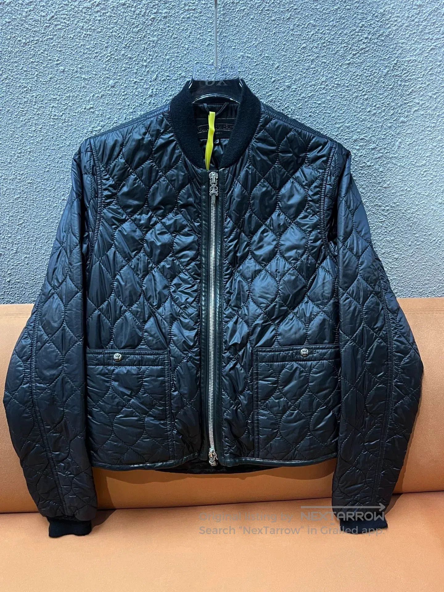Chrome Hearts Chrome Hearts Diamond Pattern Stand Collar Jacket. Size S / US 4 / IT 40 - 1 Thumbnail