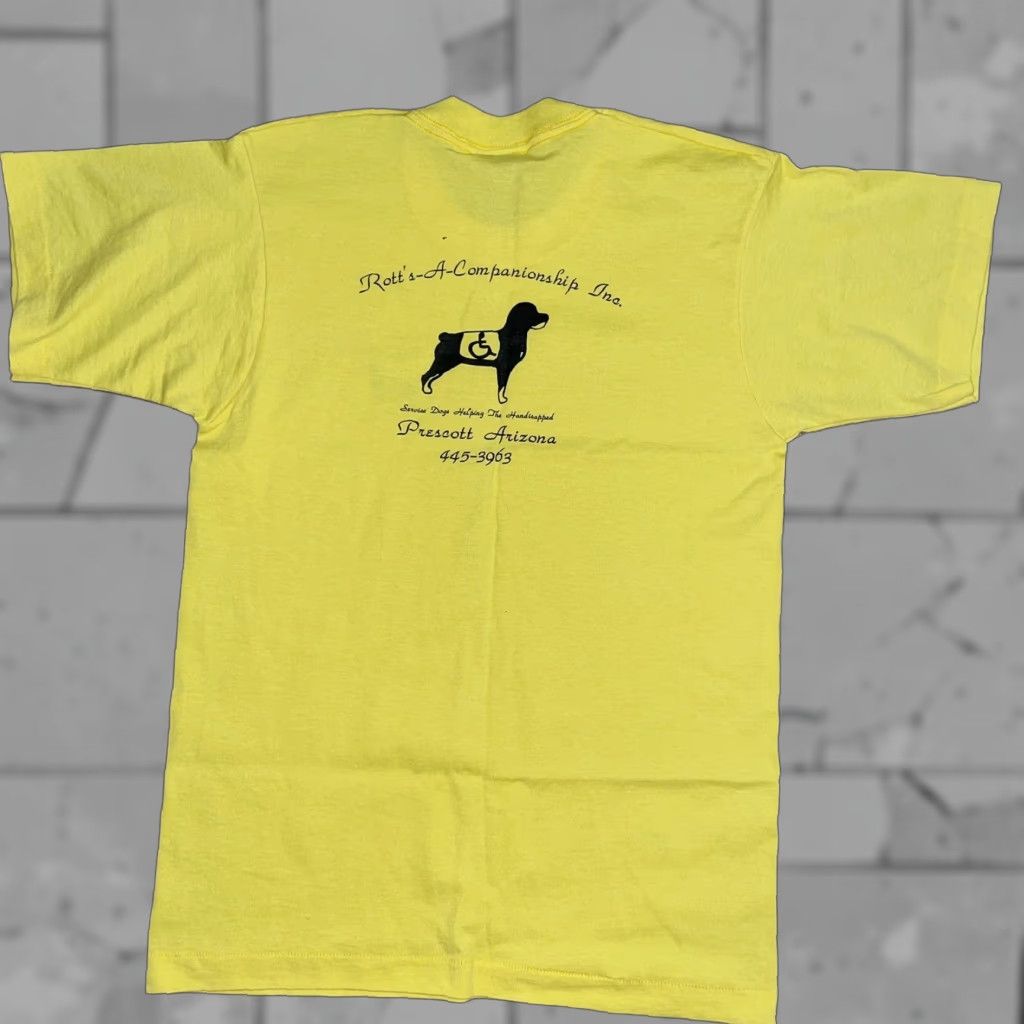 Vintage VINTAGE Screen Stars Best T-Shirt Men's Yellow M Stitch USA Screen Stars Best Shirt Adult Medium Mens Size US M / EU 48-50 / 2 - 1 Thumbnail