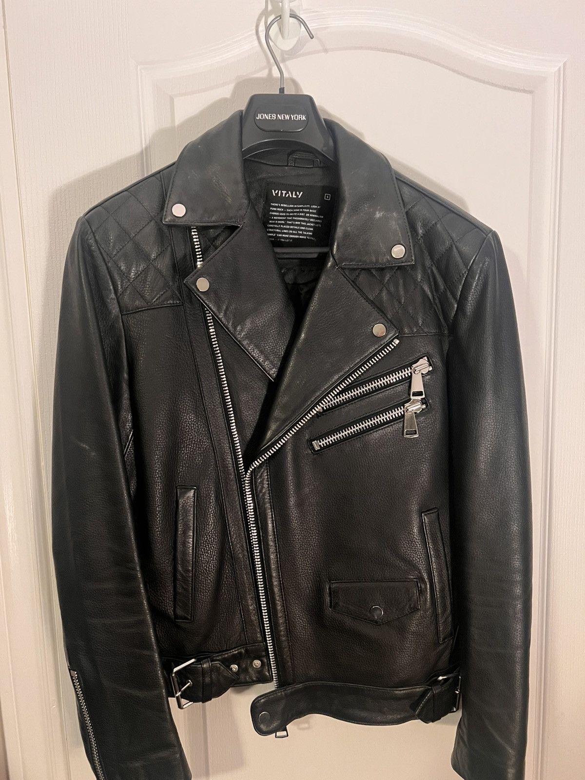 Vitaly Design Vitaly Design - Ramone Leather Jacket RARE Size US S / EU 44-46 / 1 - 1 Thumbnail