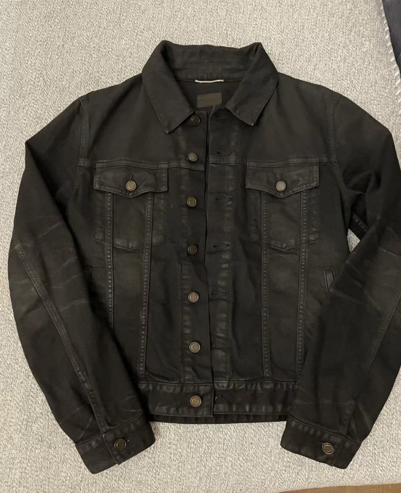 Saint Laurent Paris Saint Laurent Denim jacket-m Size US M / EU 48-50 / 2 - 1 Thumbnail