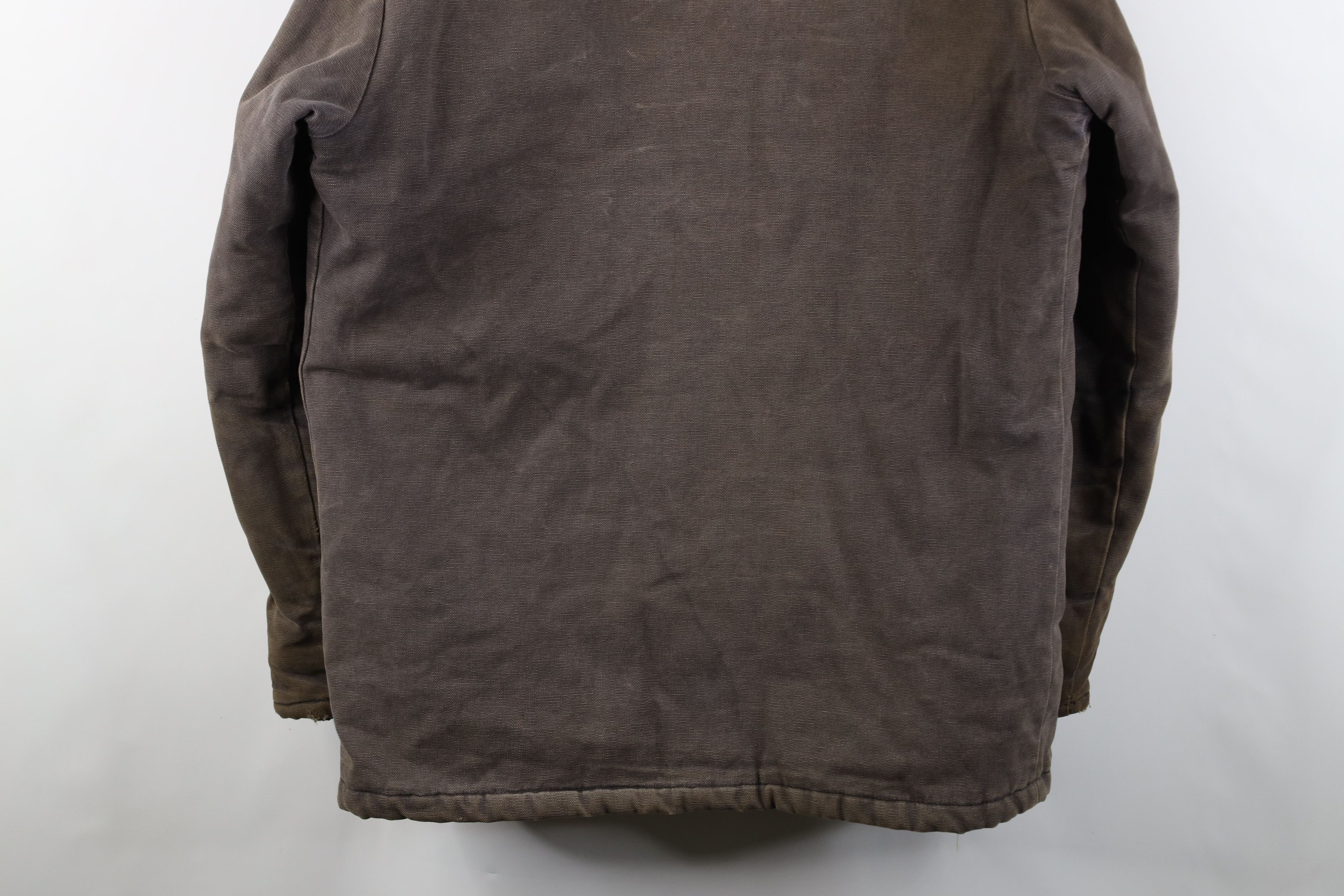 Caterpillar × Vintage Vintage 90s Cat Caterpillar Quilted Canvas Chore Barn Jacket Size US XL / EU 56 / 4 - 15 Thumbnail