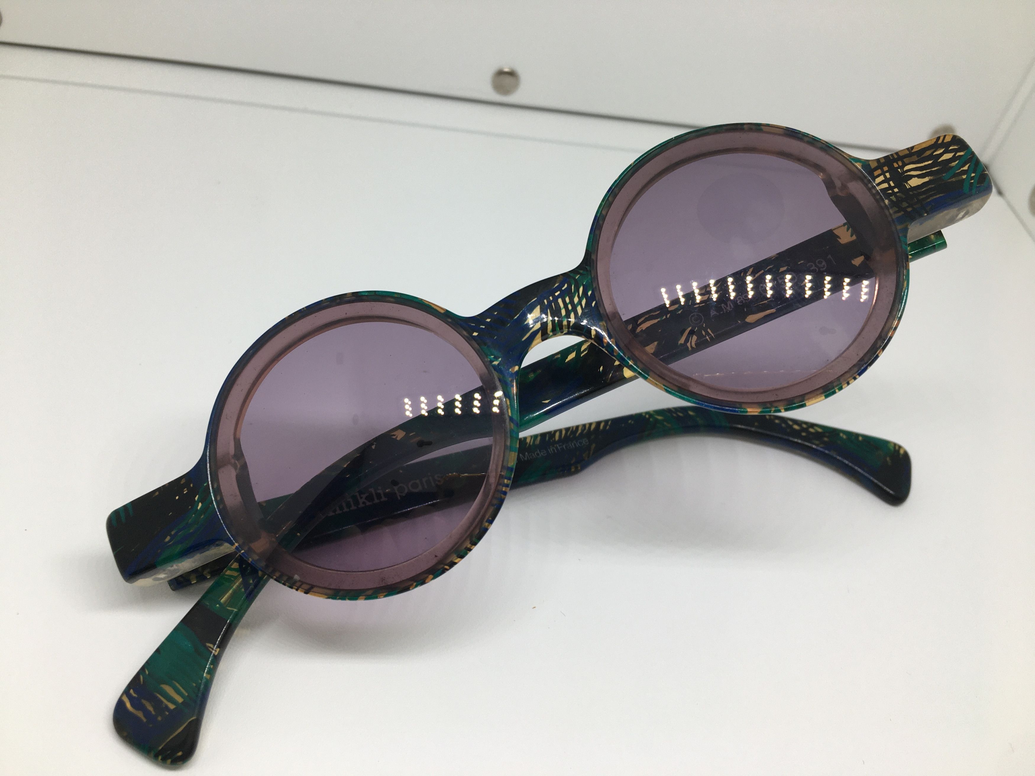 Alain Mikli Vintage Alain Mikli ROund Sunglasses Frame France Size ONE SIZE - 7 Thumbnail