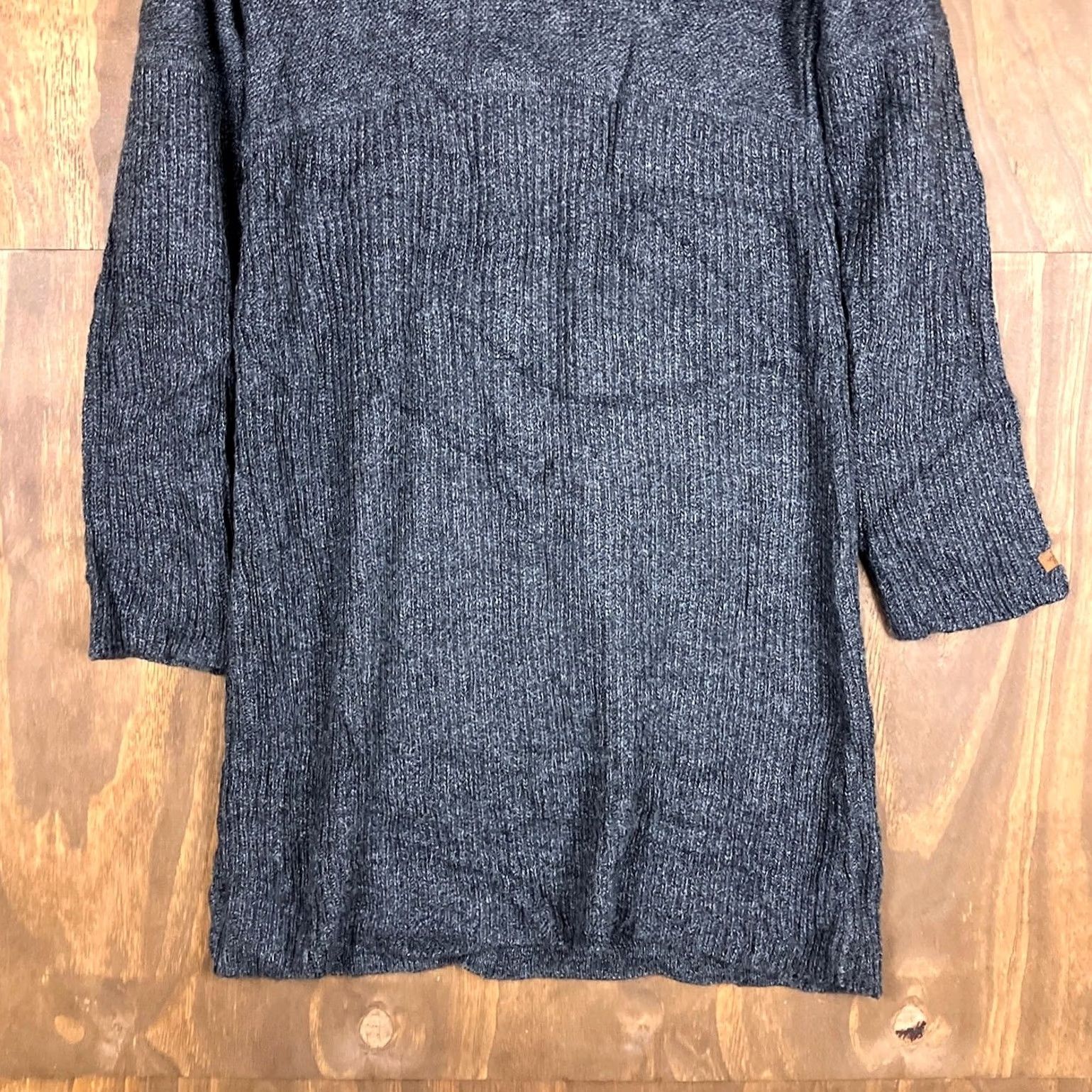 The North Face The North Face Sweater Dress Gray V-Neck Long Sleeve Alpaca Wool M Womens Size M / US 6-8 / IT 42-44 - 3 Thumbnail