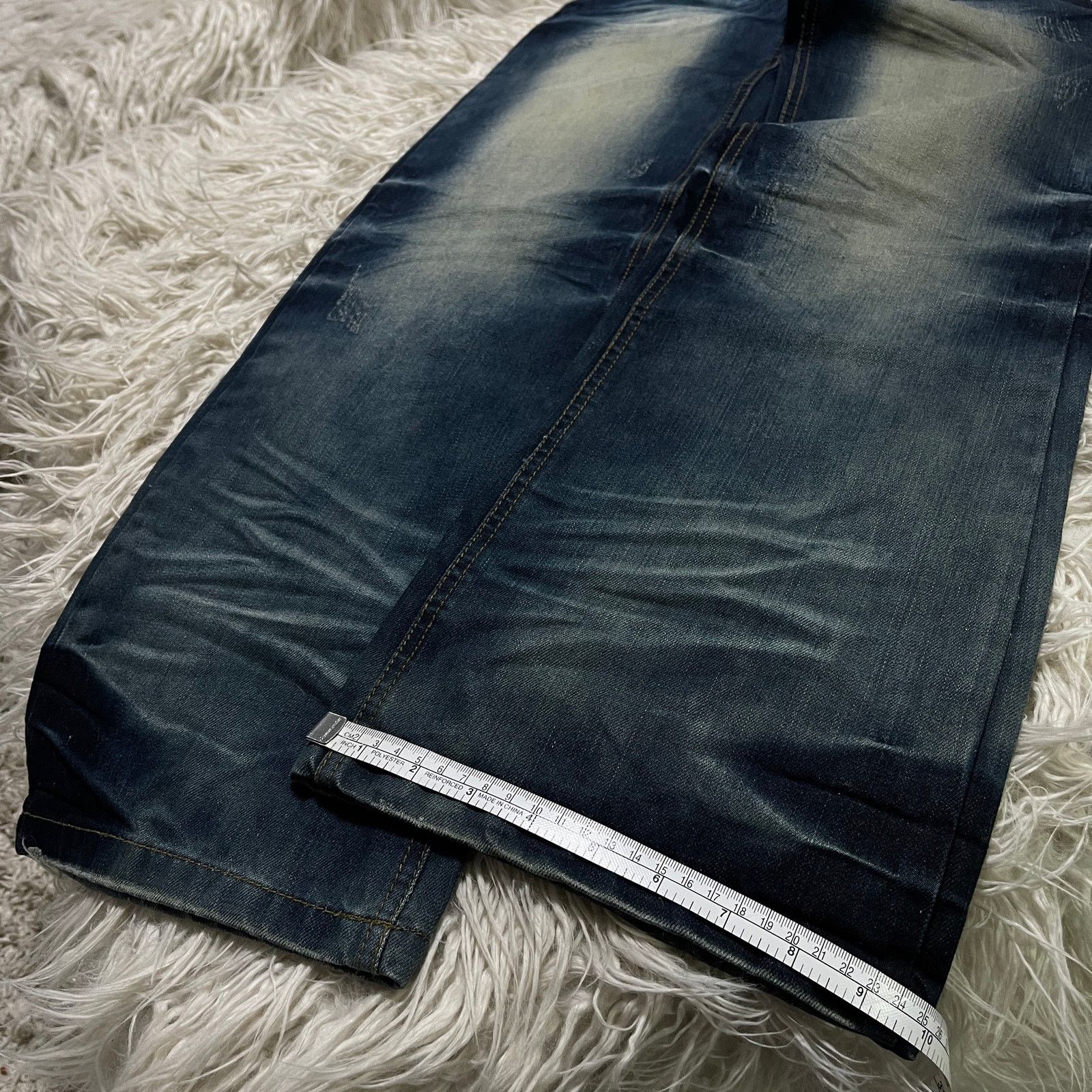 Hysteric Glamour × Japanese Brand × Vintage Vintage Japanese Brand Faded Low-rise Bootcut Denim Jeans Size US 30 / EU 46 - 16 Thumbnail