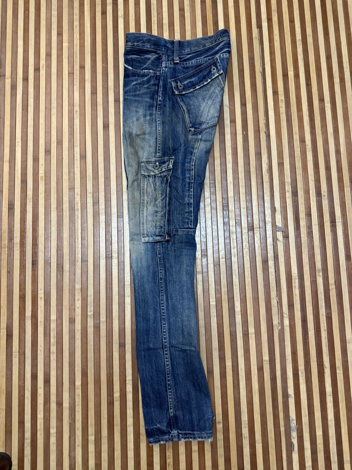 Johnbull Vintage JOHNBULL Denim Cargo Pants 7 Pockets / Streetwear Size US 28 / EU 44 - 11 Thumbnail