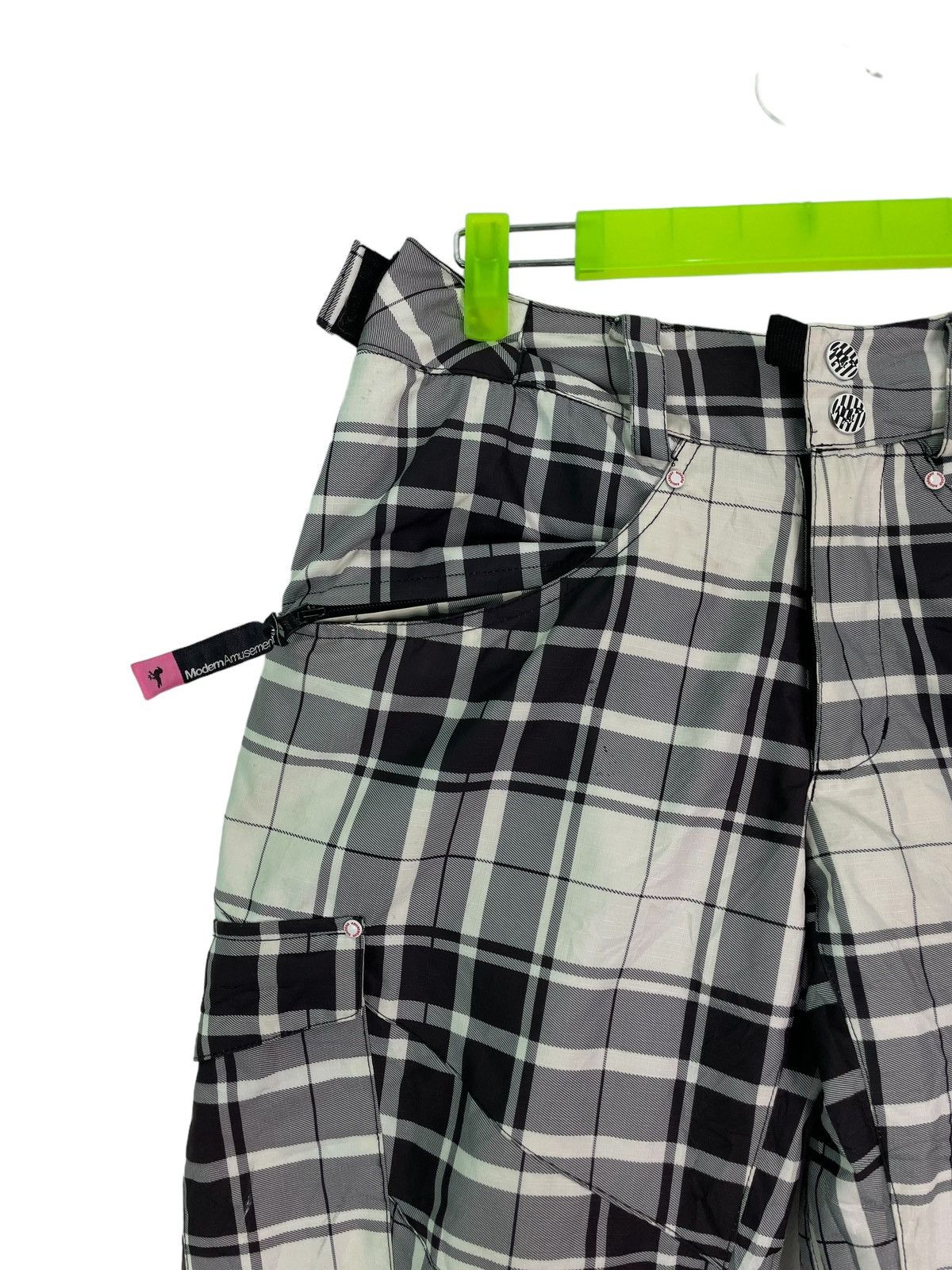 Modern Amusement Vtg 90s MODERN AMUSEMENT japan tartan plaid snowboard pant Size US 30 / EU 46 - 3 Thumbnail