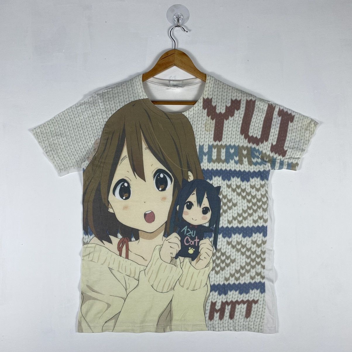 Anime × Japanese Brand × Vintage Vintage K-ON! Yui Hirasawa Full Print Anime Manga Cospa Tee Size US L / EU 52-54 / 3 - 2 Thumbnail