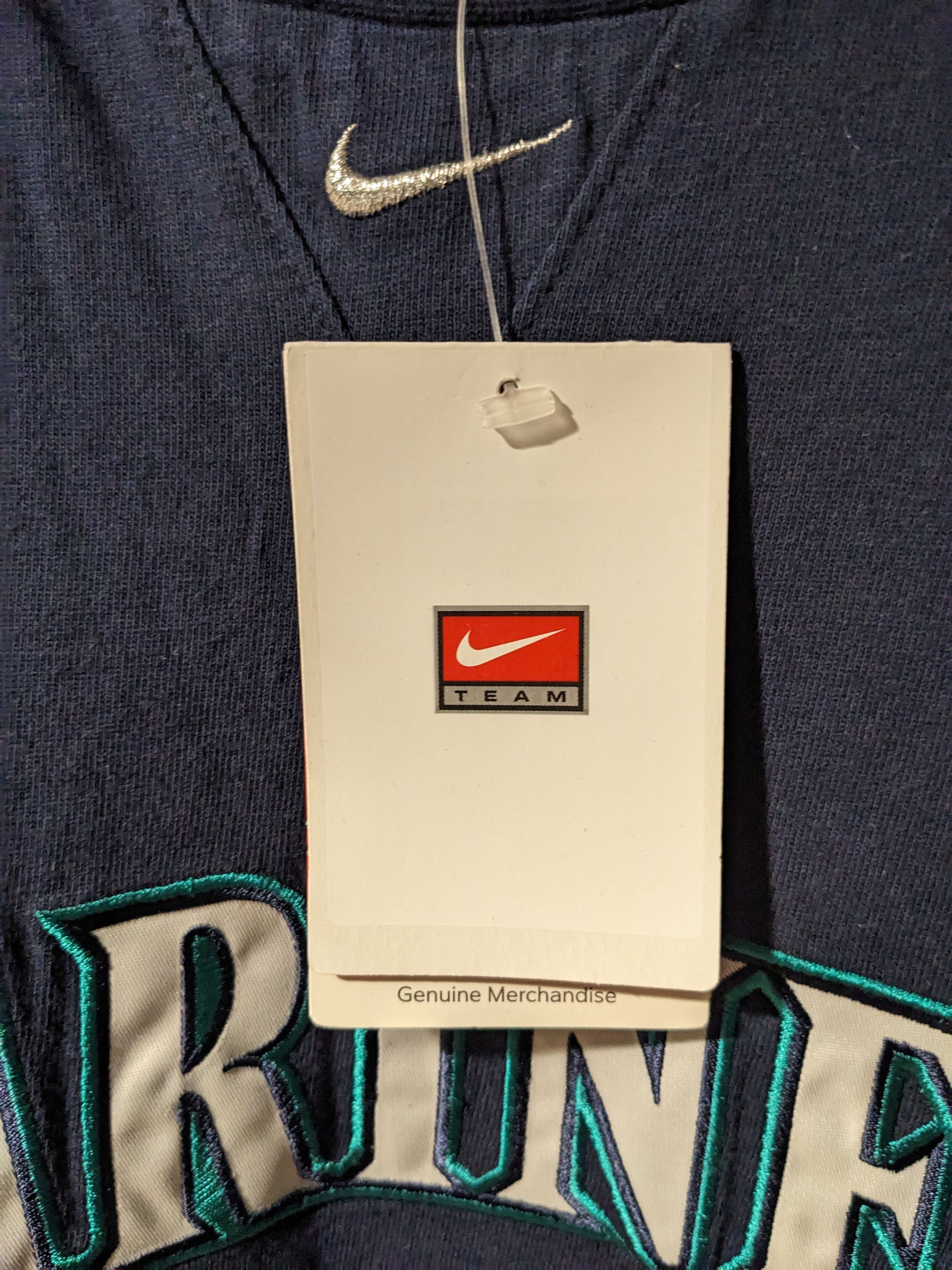 Nike × Vintage Vintage Y2K Seattle Mariners Nike Center Long-Sleeve T-Shirt Size US L / EU 52-54 / 3 - 7 Thumbnail