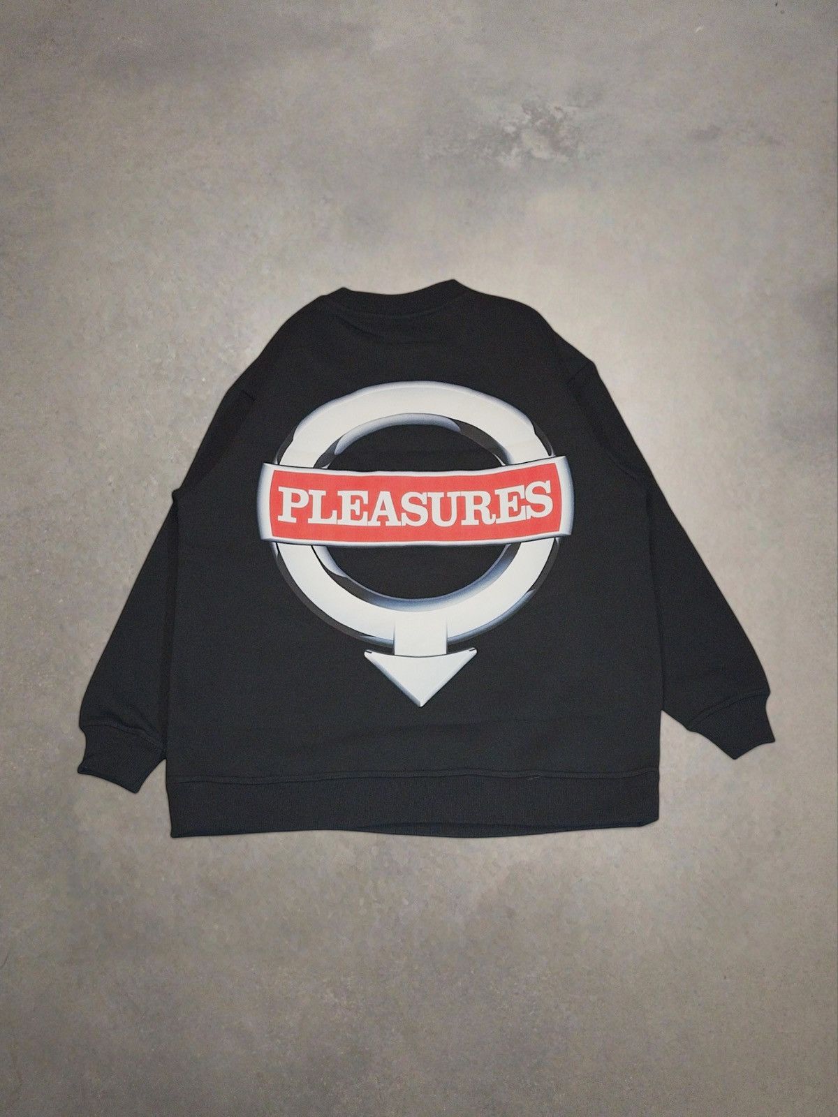 Pleasures NWT Pleasures Language Moto Sweatshirt. Black Size Small. Size US S / EU 44-46 / 1 - 1 Thumbnail