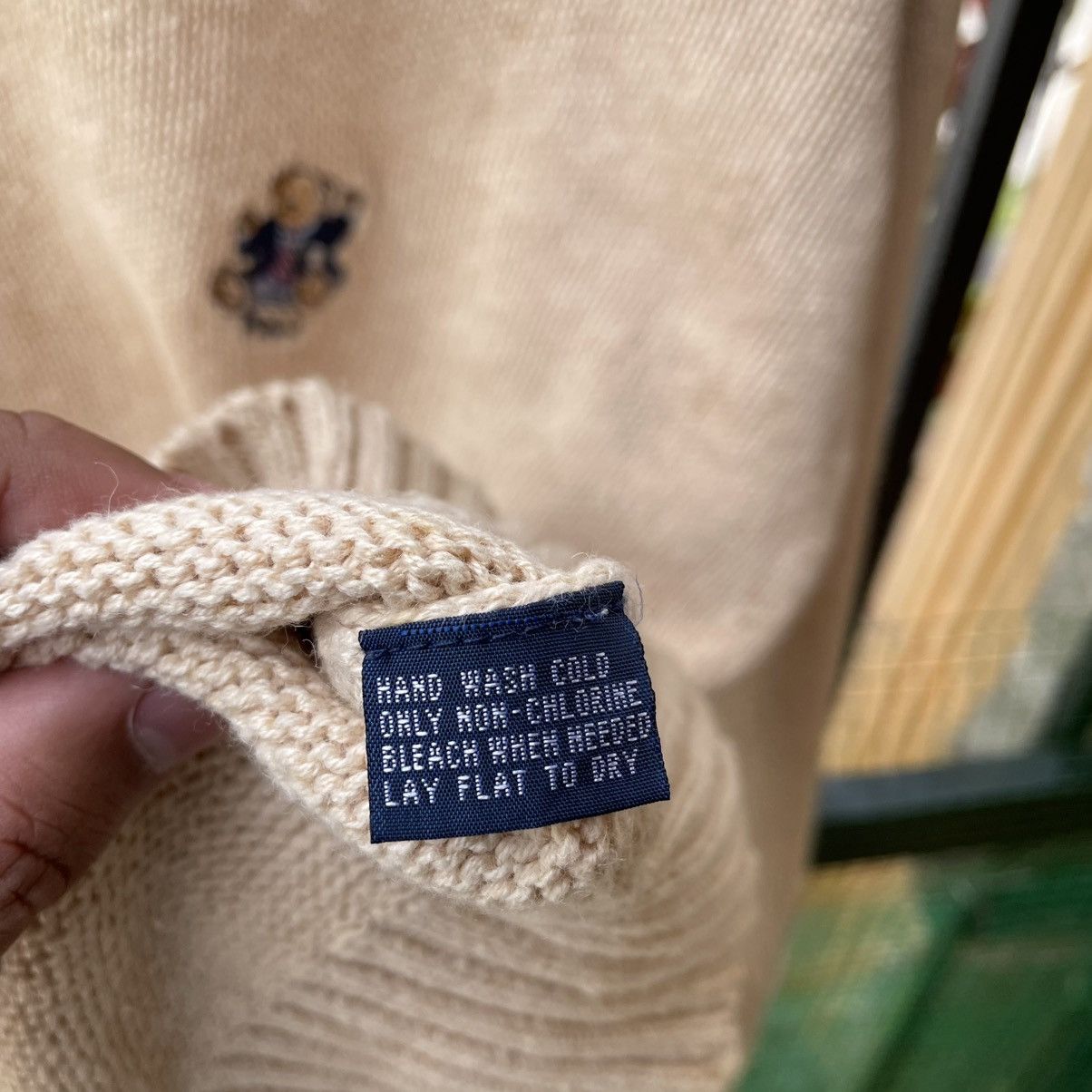 Polo Ralph Lauren 🔥Vintage Polo Ralph Lauren Polo Bear Logo Jumper Knitwear Size US M / EU 48-50 / 2 - 19 Thumbnail