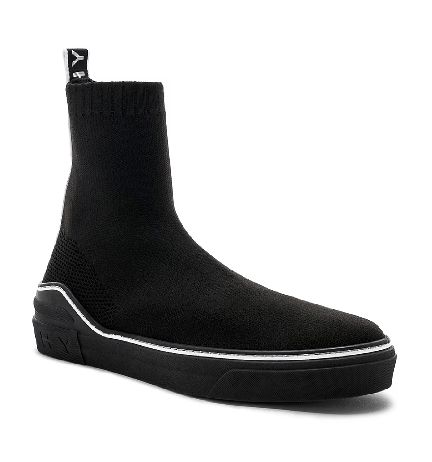 Givenchy George V Sock White High Top Knit Trainer Sneaker 43 10 Size US 10 / EU 43 - 3 Thumbnail