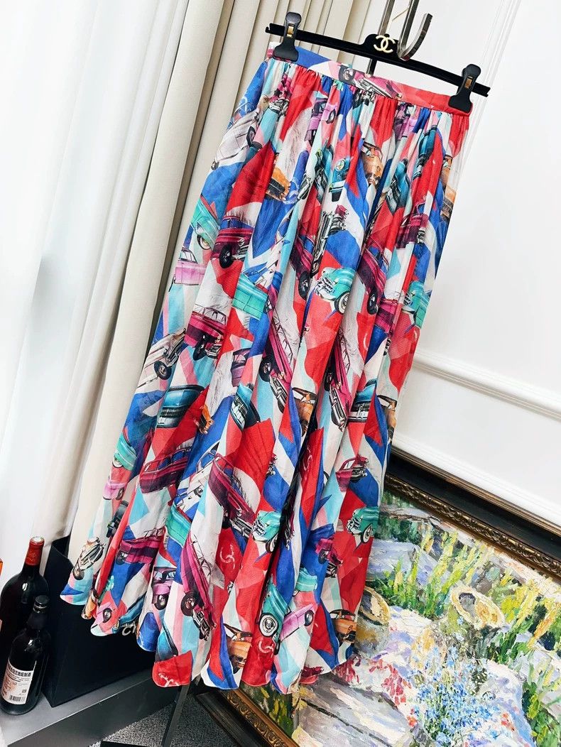 Chanel Chanel Cuban show racing classic car pattern printed color Size 42" / US 20 - 1 Thumbnail