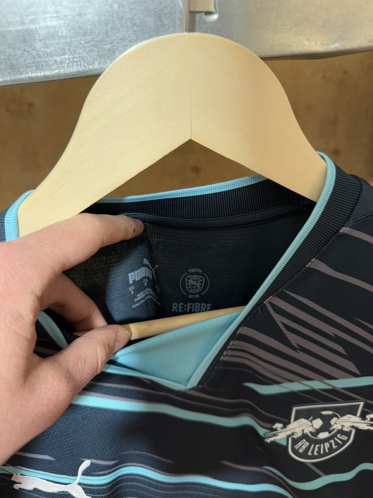 Puma × Vintage Puma RB Leipzig Openda UEFA 2024 2025 Third Soccer Jersey Size US S / EU 44-46 / 1 - 8 Thumbnail