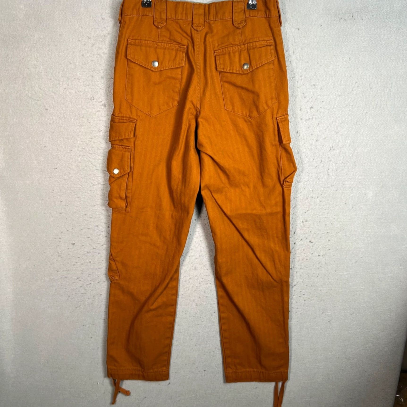 Bdg BDG Womens Cargo Pants Brown 28 100% Cotton Straight Leg High Rise Mens Womens Girls Boys? Size 28" / US 6 / IT 42 - 2 Thumbnail