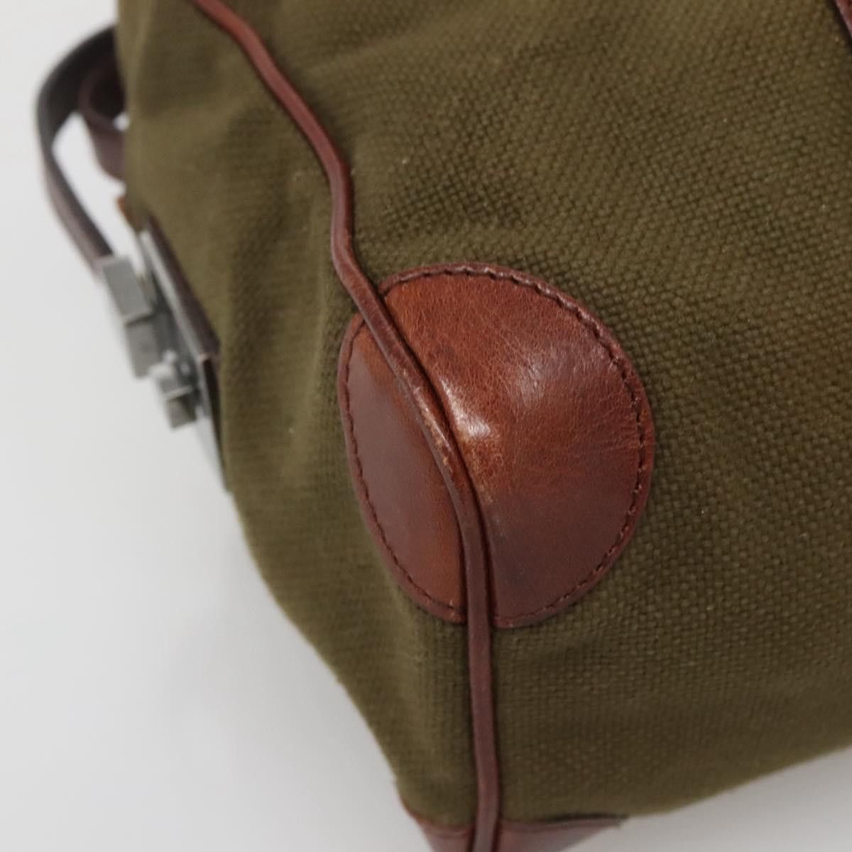 Gucci GUCCI Hand Bag Canvas Leather Khaki Brown Size ONE SIZE - 11 Thumbnail