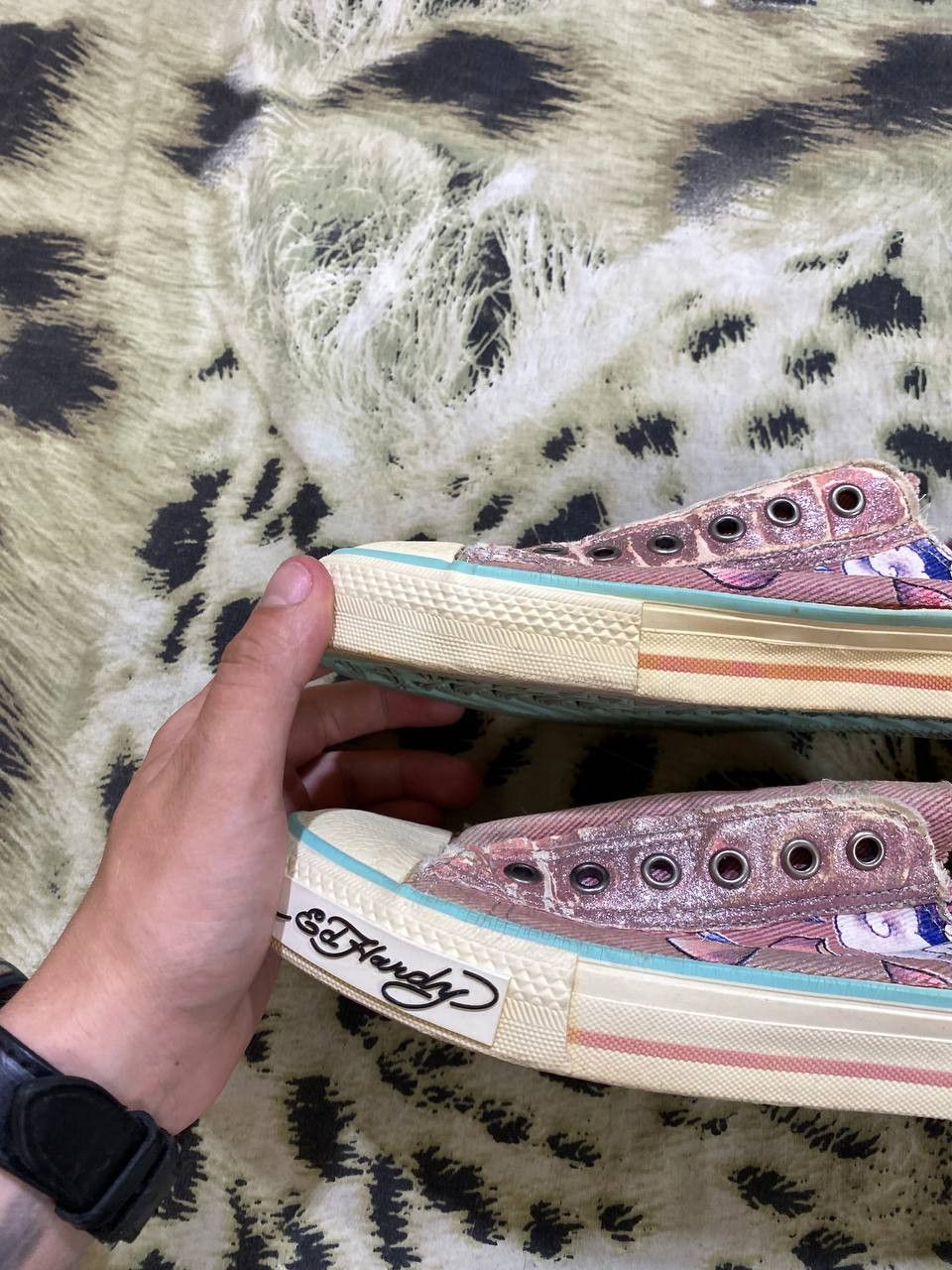 Ed Hardy Ed Hardy Women's Sneakers Colorful SunFaded Size US 7 / IT 37 - 4 Thumbnail
