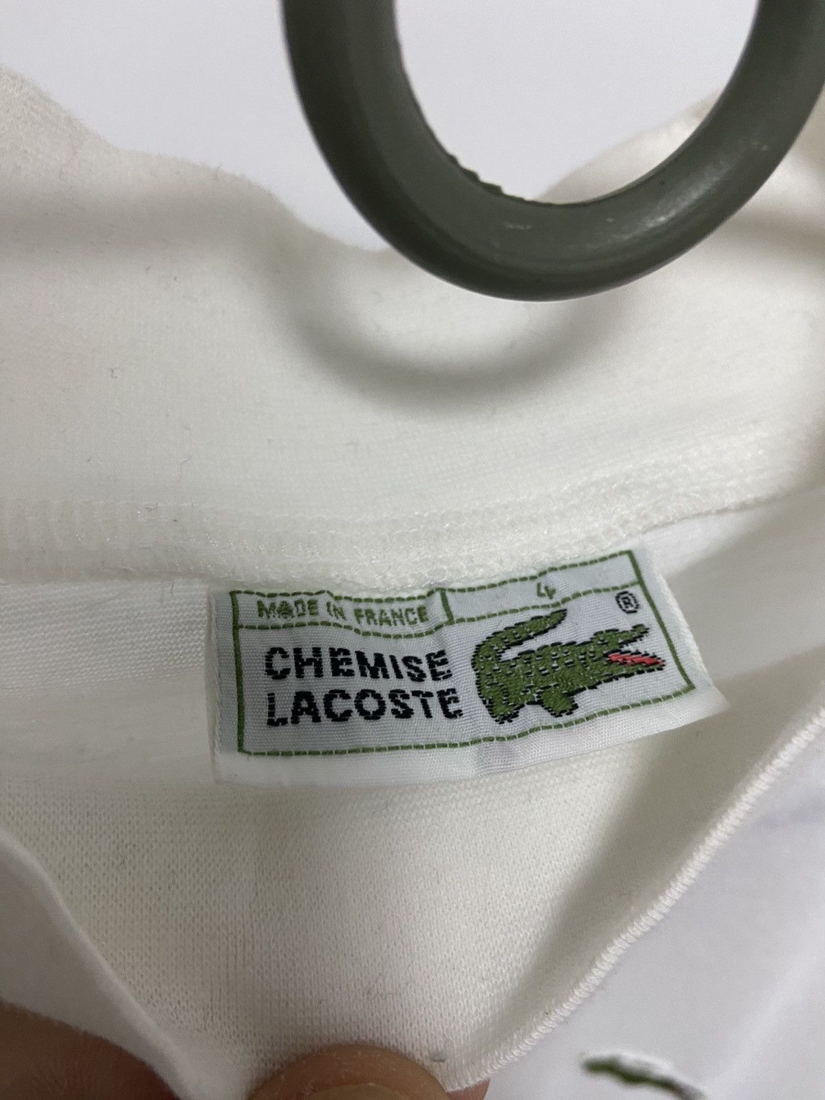 Lacoste Lacoste Chemise Vintage Longsleeve Made in France Size US M / EU 48-50 / 2 - 4 Thumbnail
