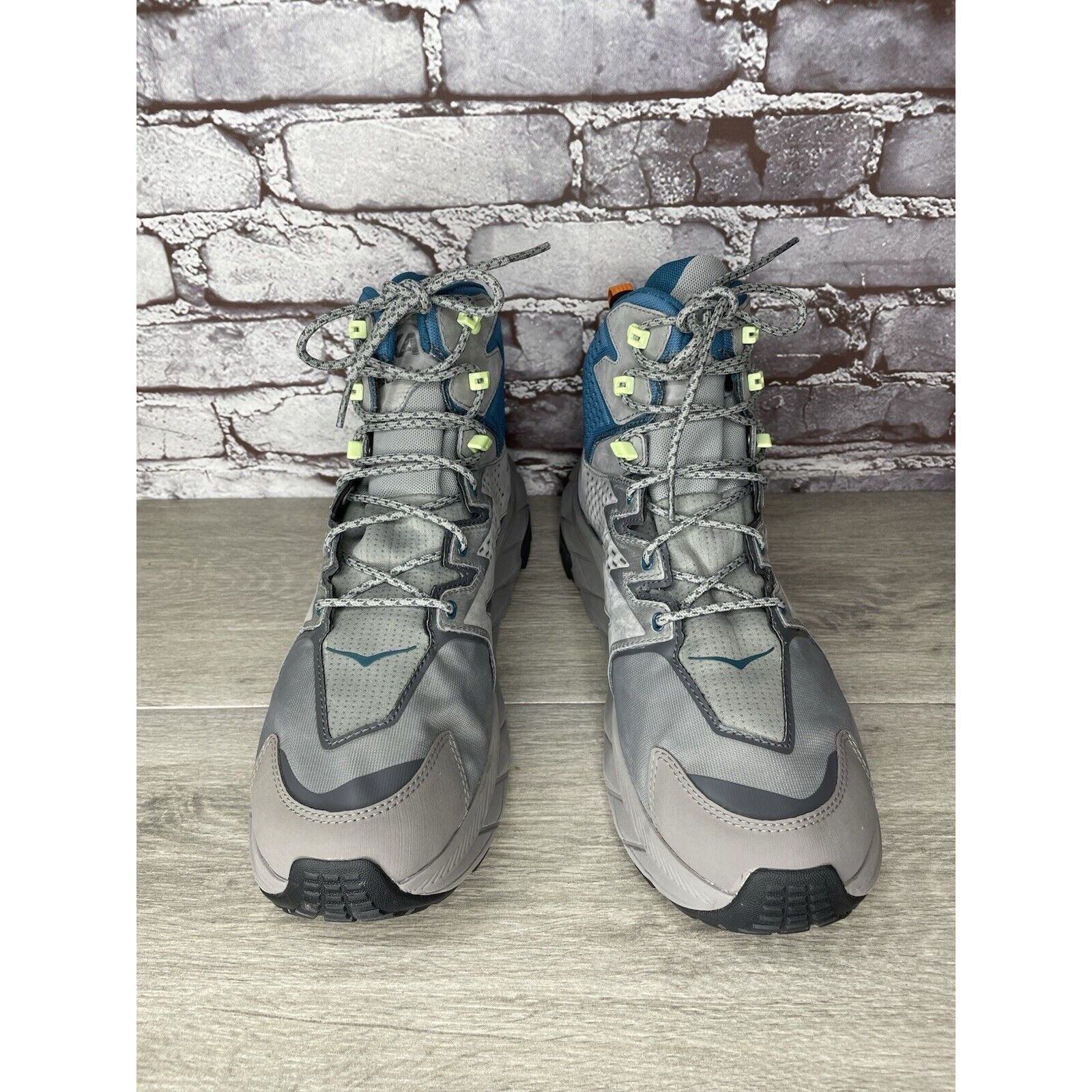 Hoka Hoka One One Anacapa Mid GTX Gray Blue Hiking Boots 1122018- Size US 11.5 / EU 44-45 - 2 Thumbnail