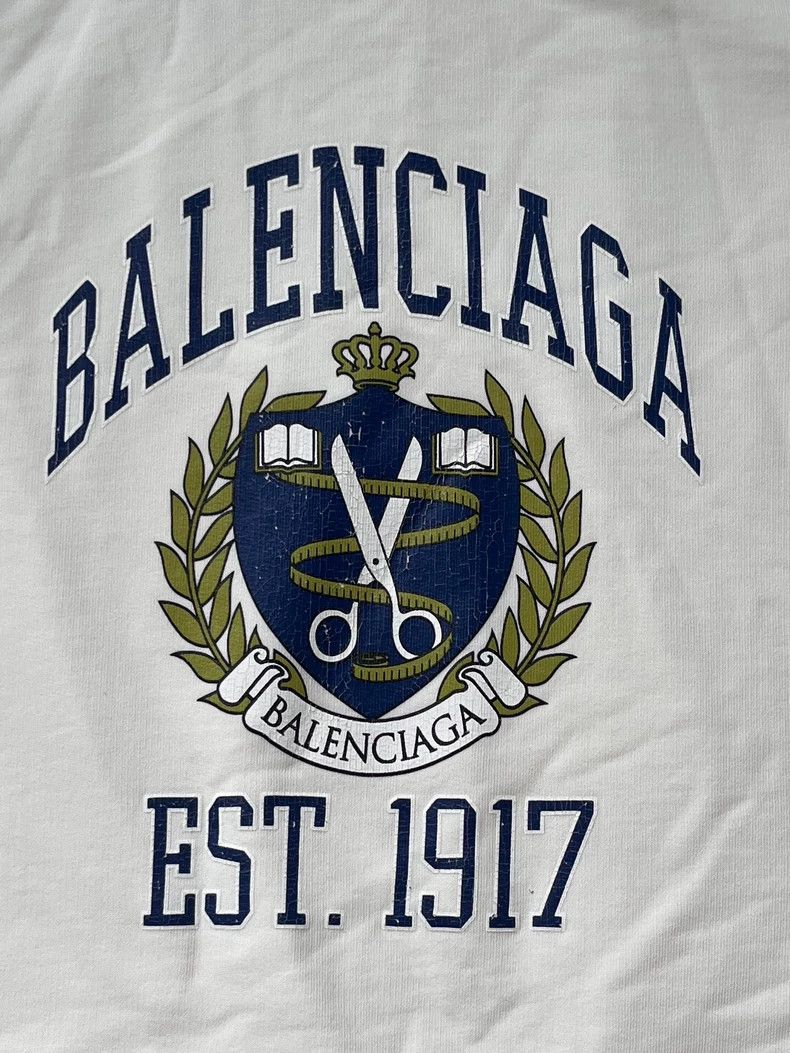 Balenciaga Balenciaga size 2 Letter Logo printed hooded long sleeve sw Size US S / EU 44-46 / 1 - 3 Thumbnail