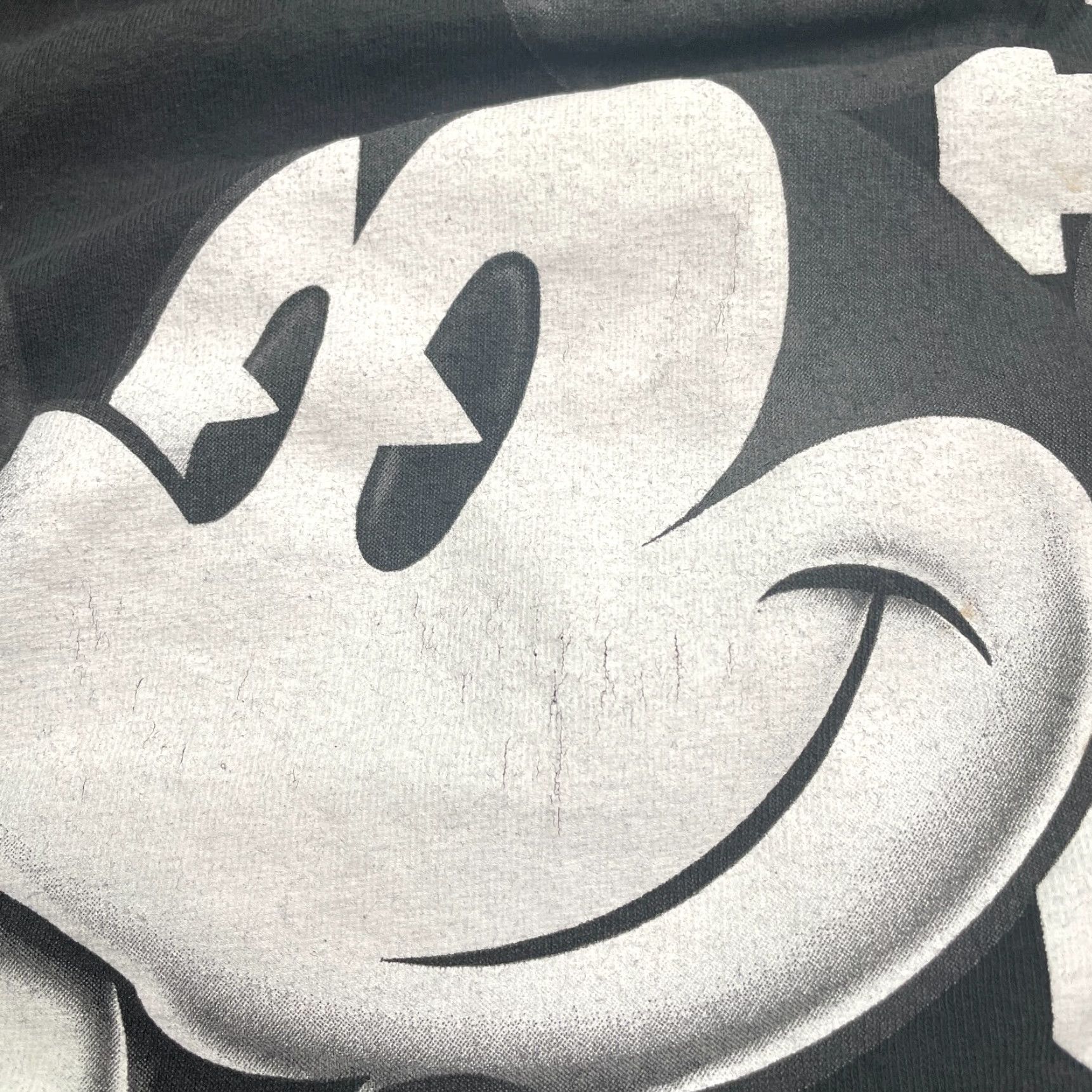 Disney Disney Mickey Mouse Graphic T-Shirt Mens XL Black Crew Neck Cotton Casual Tee Size US XL / EU 56 / 4 - 4 Thumbnail
