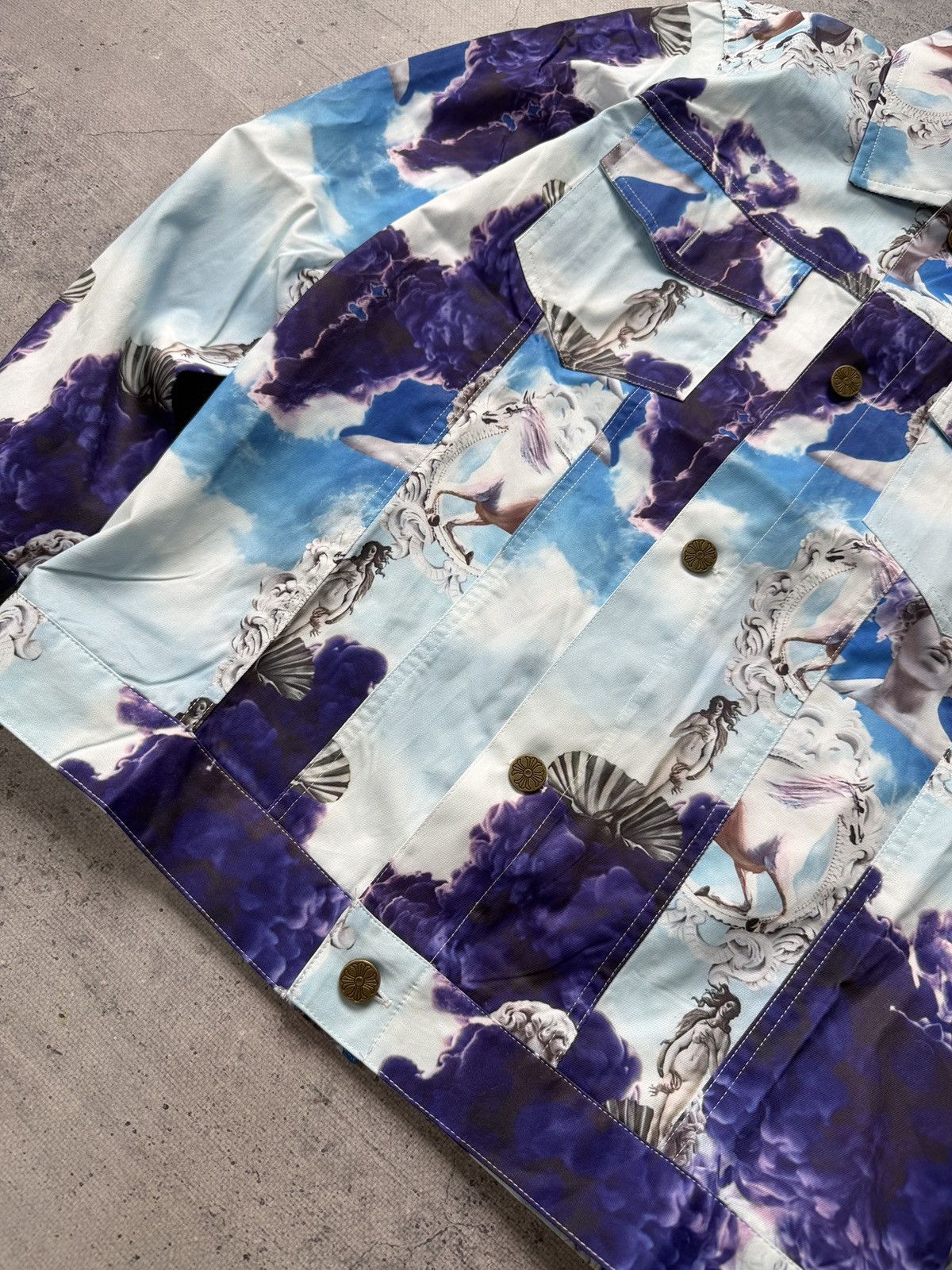 Nike Vintage over print statue of liberty Y2K Jacket Size US M / EU 48-50 / 2 - 5 Thumbnail