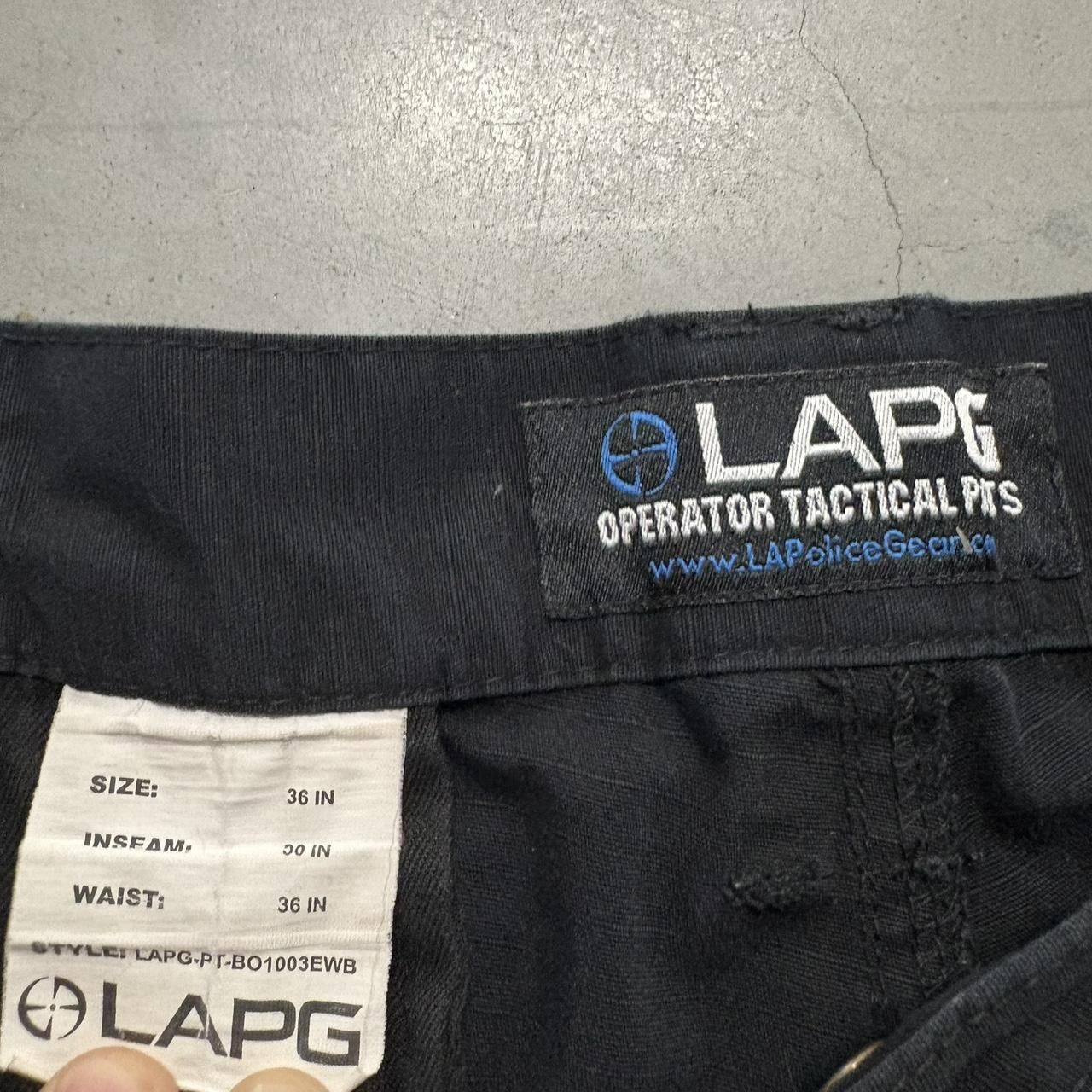 Vintage Crazy Vintage Y2K/2000s Baggy Black Paint Splatter Workwear Streetwear LAPG Cargo Pants! Size US 36 / EU 52 - 8 Thumbnail