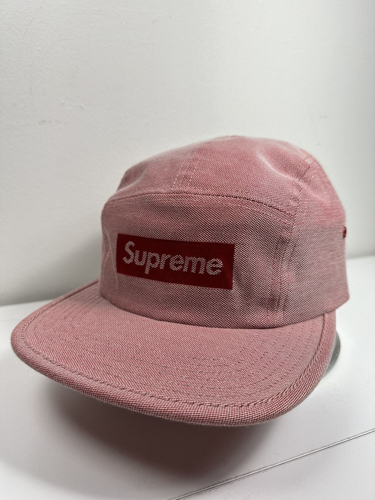 Supreme Supreme Jacquard Logo Camp Cap Hat Size ONE SIZE - 4 Thumbnail