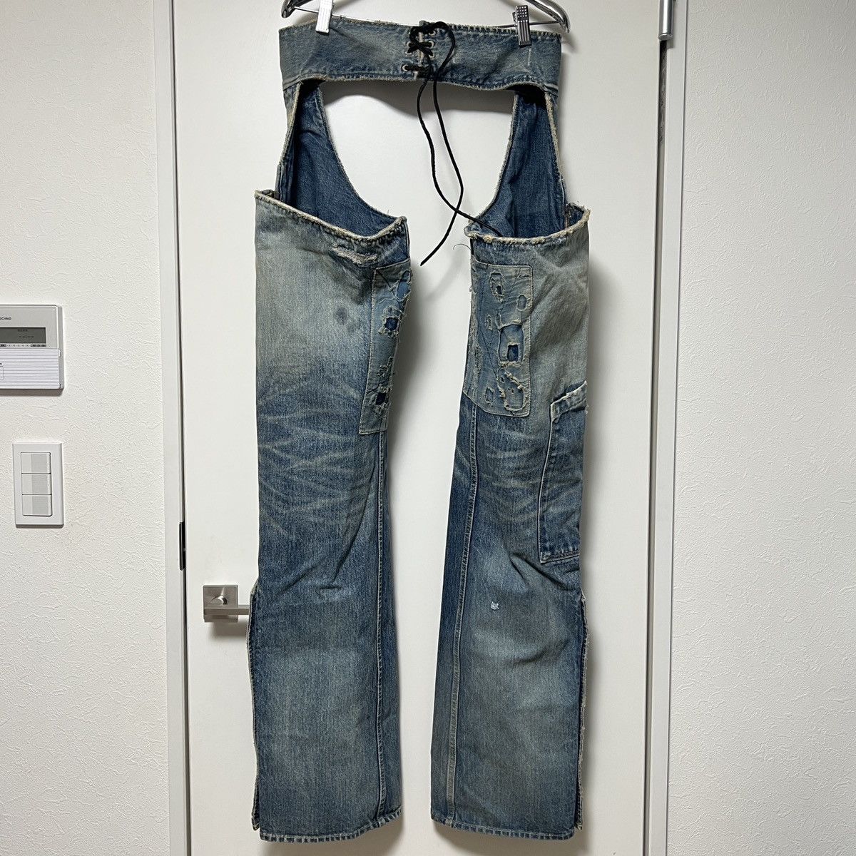 Kapital Kapital Boro Denim Patchwork Chaps Pants Size US 32 / EU 48 - 3 Thumbnail