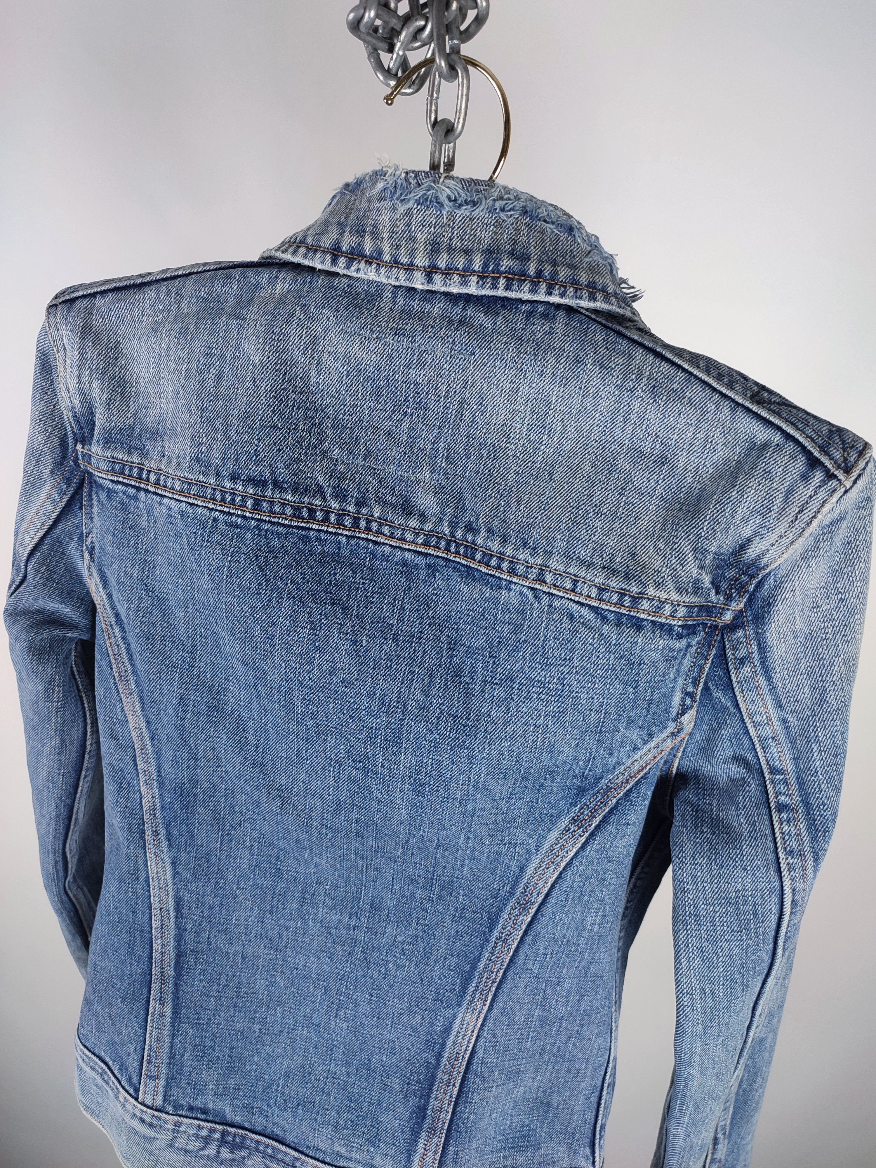 Allsaints Allsaints Lamara Denim Selvedge Slim Jacket Size M / US 6-8 / IT 42-44 - 11 Thumbnail