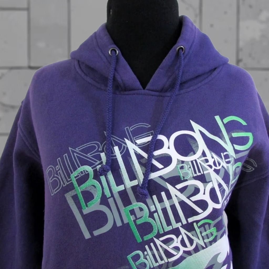 Billabong BILLA BONG Womens Vintage Hoodies Purple Chest Size 38/40 UK M Sku Y07153. Size M / US 6-8 / IT 42-44 - 1 Thumbnail