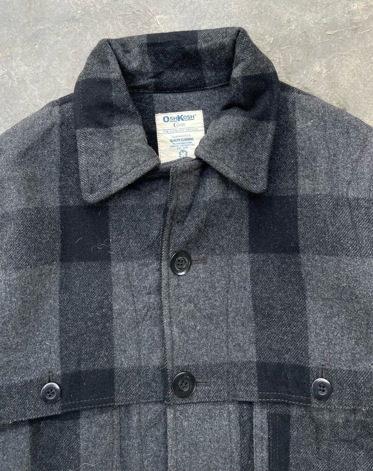 Oshkosh 🔥Vintage OshKosh Plaid Retro Jacket Size US L / EU 52-54 / 3 - 6 Thumbnail