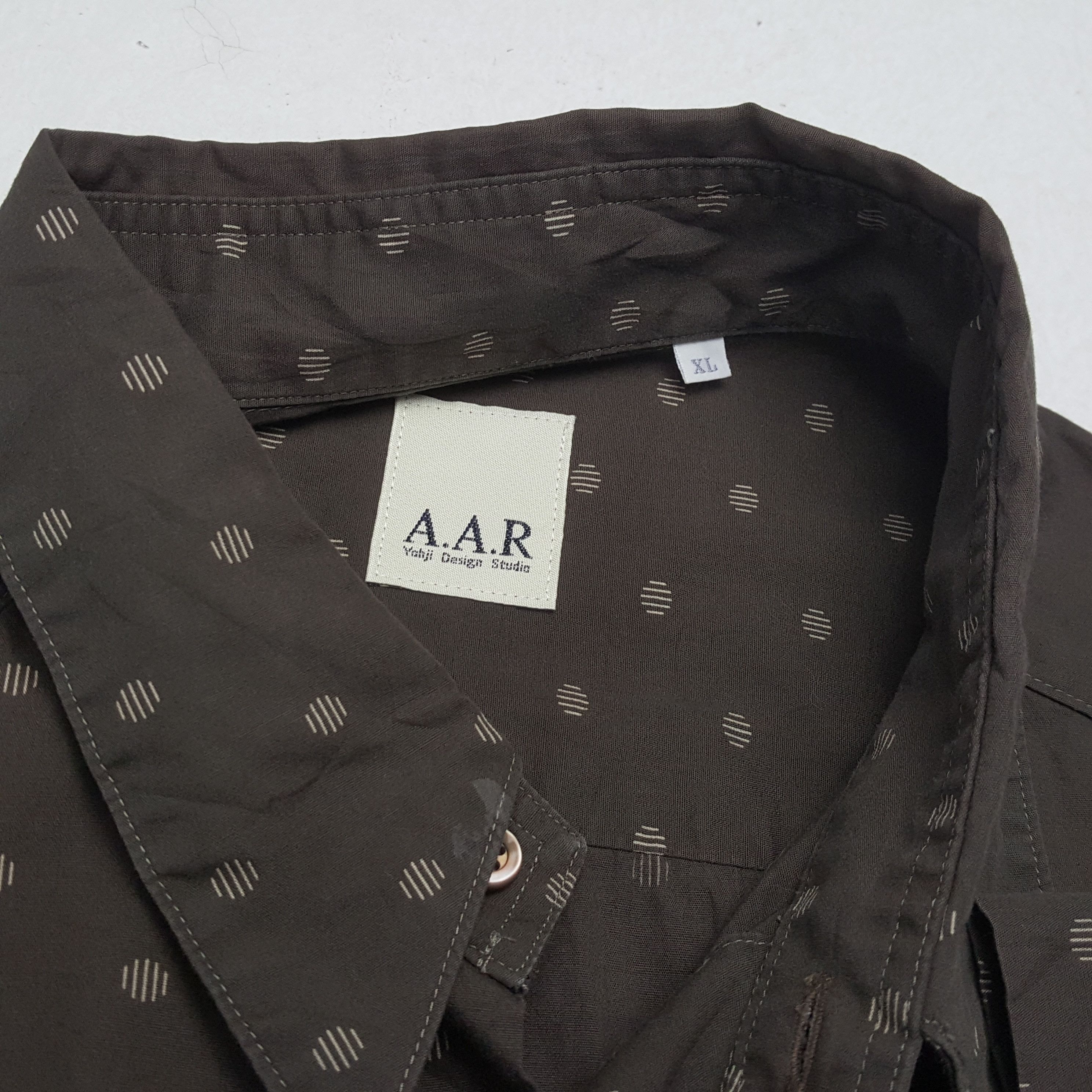Japanese Brand × Vintage × Yohji Yamamoto A.A.R by YOHJI YAMAMOTO Fashion Designer Custom Art Shirt Size US L / EU 52-54 / 3 - 8 Thumbnail