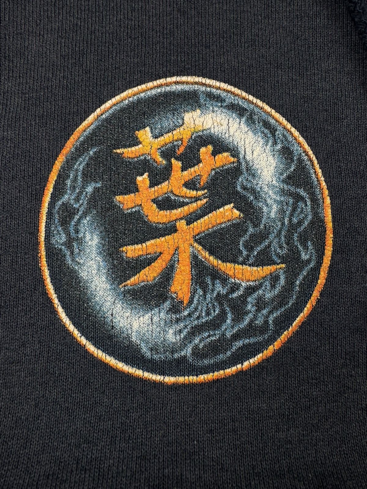 Other × Vintage Vintage 90s Chinese dragon jnco style skate graphic hoodie Size US L / EU 52-54 / 3 - 8 Thumbnail