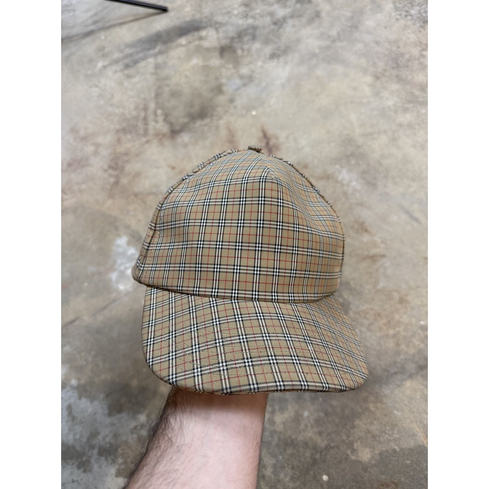 Burberry Burberry Monogram Cap Brown Used Large Size ONE SIZE - 1 Thumbnail