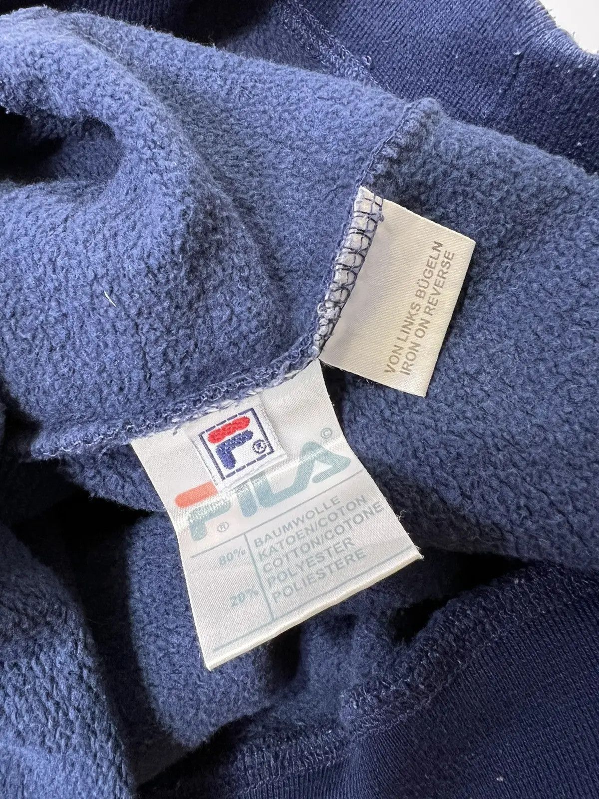 Fila × Vintage Vintage Fila big logo sweatshirt Size US L / EU 52-54 / 3 - 4 Thumbnail