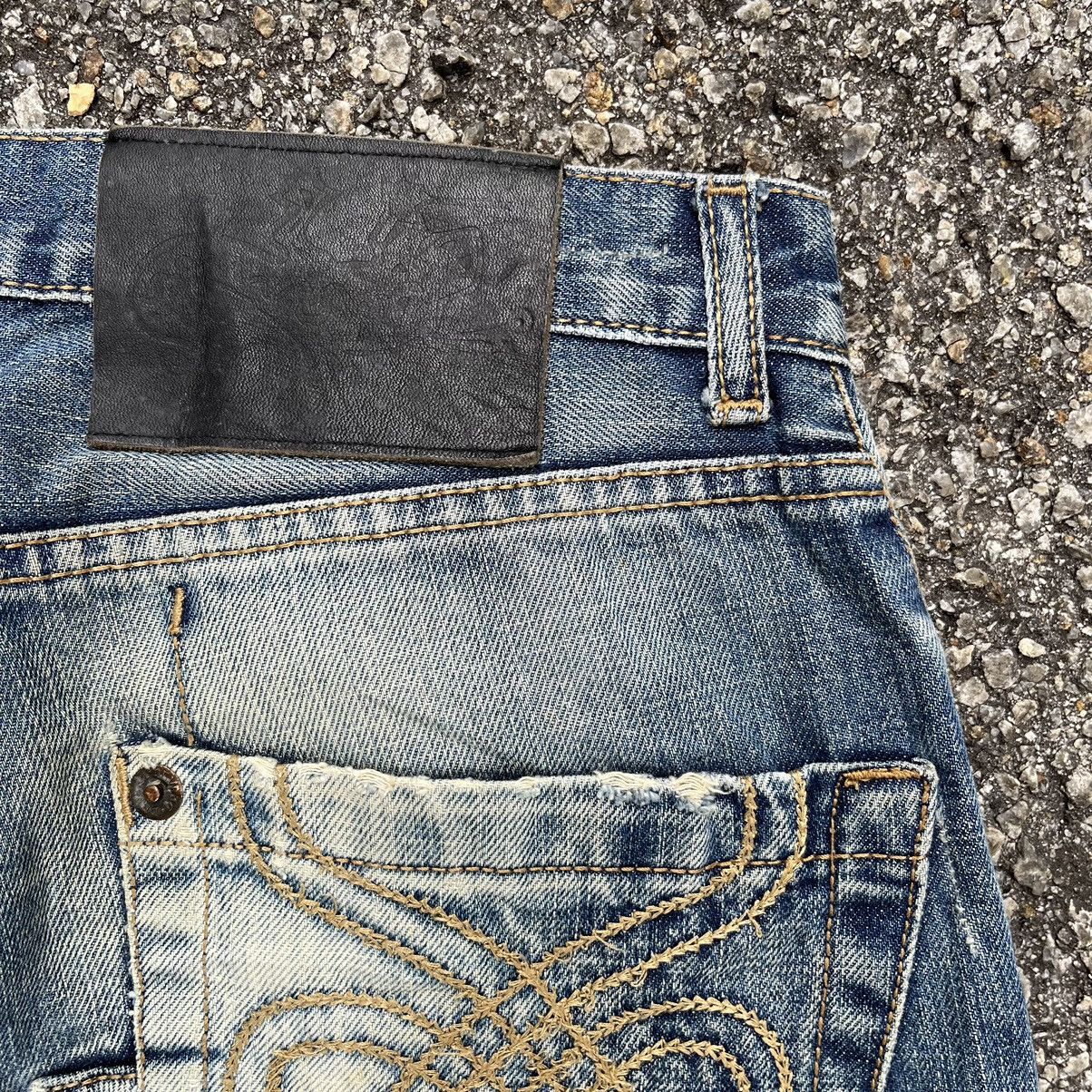 Hysteric Glamour 2000s Flare Jeans Devred Low Rise Retro Punk Denim Boot Cut Size US 30 / EU 46 - 14 Thumbnail
