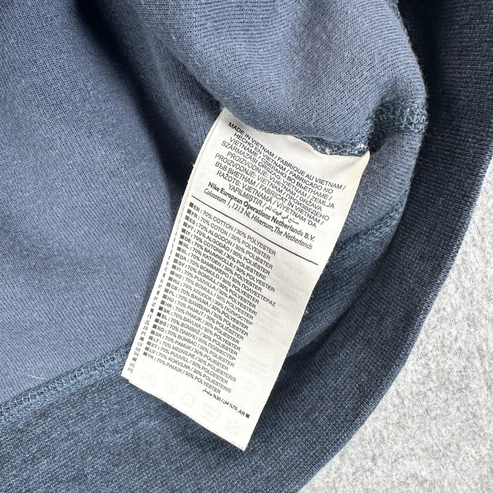 Nike Nike Tech Sweatshirt Mens Small Blue Fleece Kangaroo Pocket Pullover 545763-460 Size US S / EU 44-46 / 1 - 5 Thumbnail