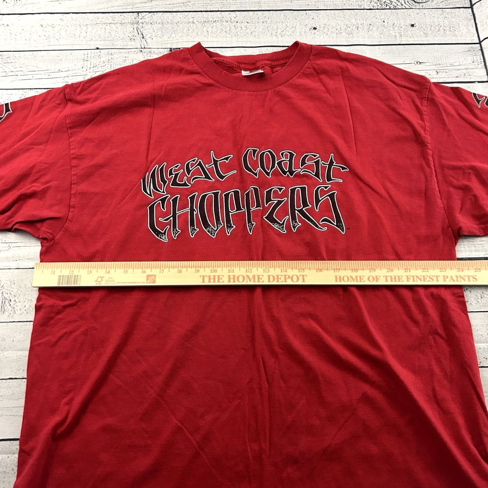 West Coast Choppers VINTAGE West Coast Choppers T-Shirt Long Sleeve Mens 2XL Red Crew Neck Graphic Print City Motorcycle Size US XXL / EU 58 / 5 - 4 Thumbnail
