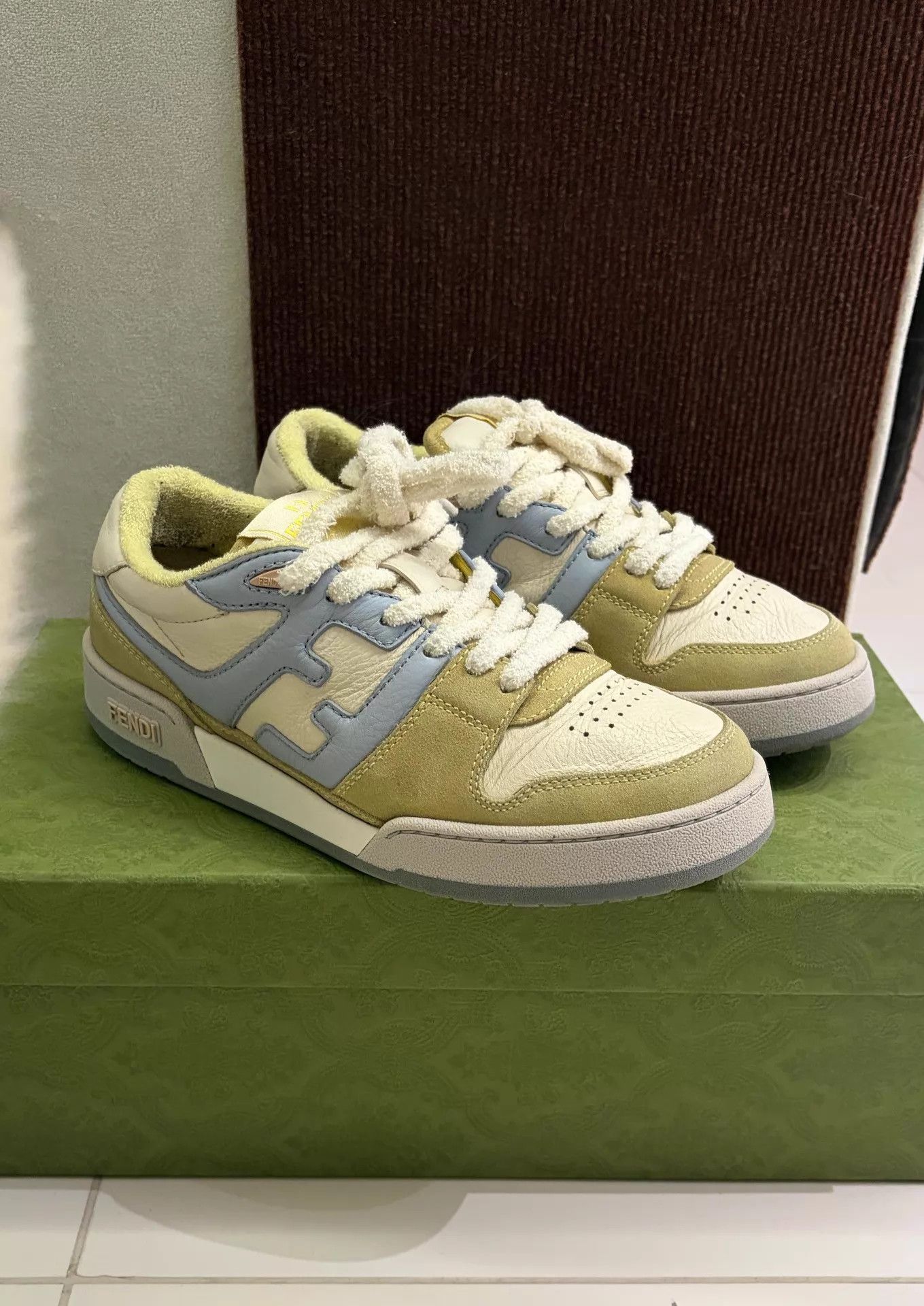 Fendi Fendi Match Ice Cream Splice Cracker Sneakers EU38 Size US 7.5 / IT 37.5 - 1 Thumbnail