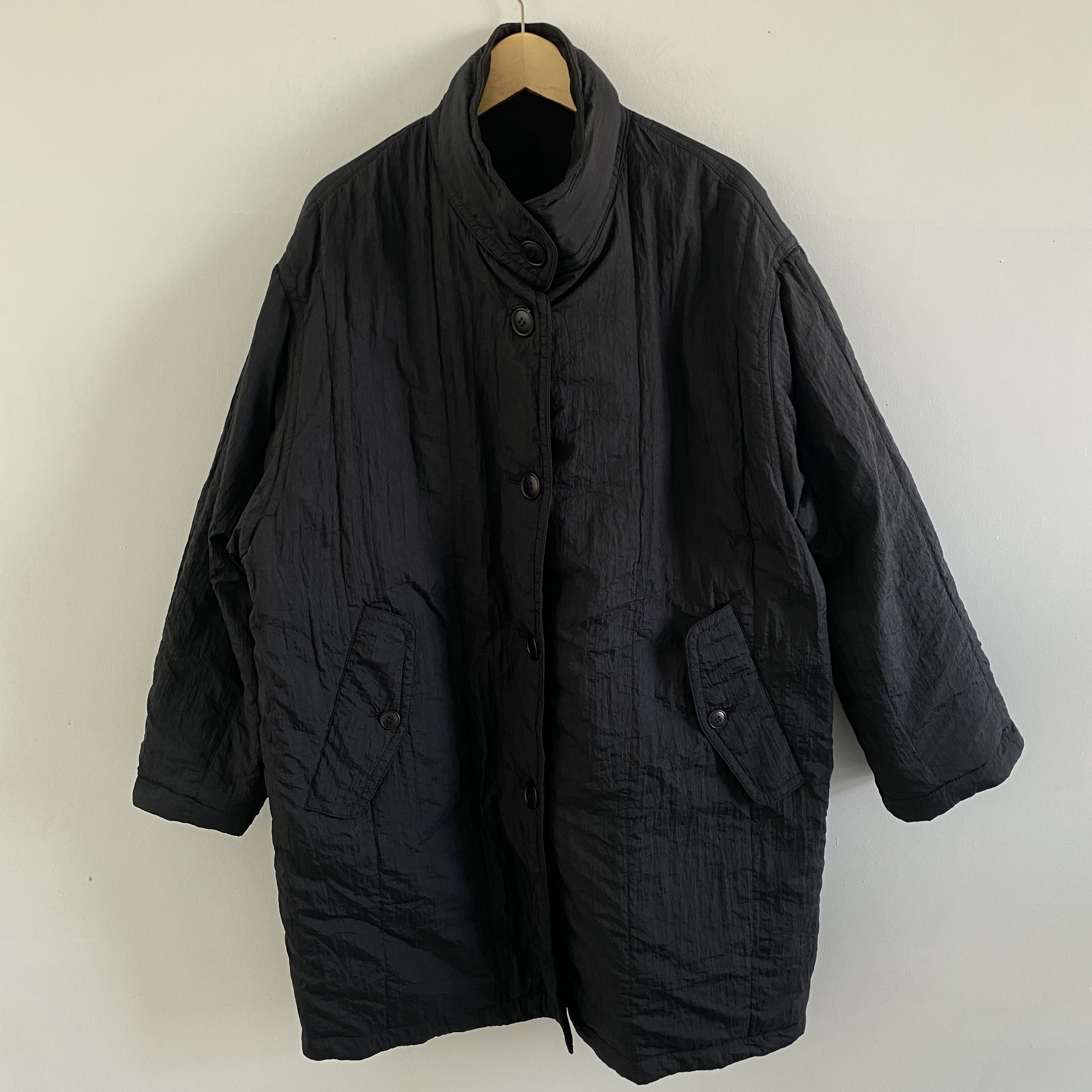 Issey Miyake Rare Vintage Issey Miyake Reversible Coat Iconic Logo Size US L / EU 52-54 / 3 - 4 Thumbnail