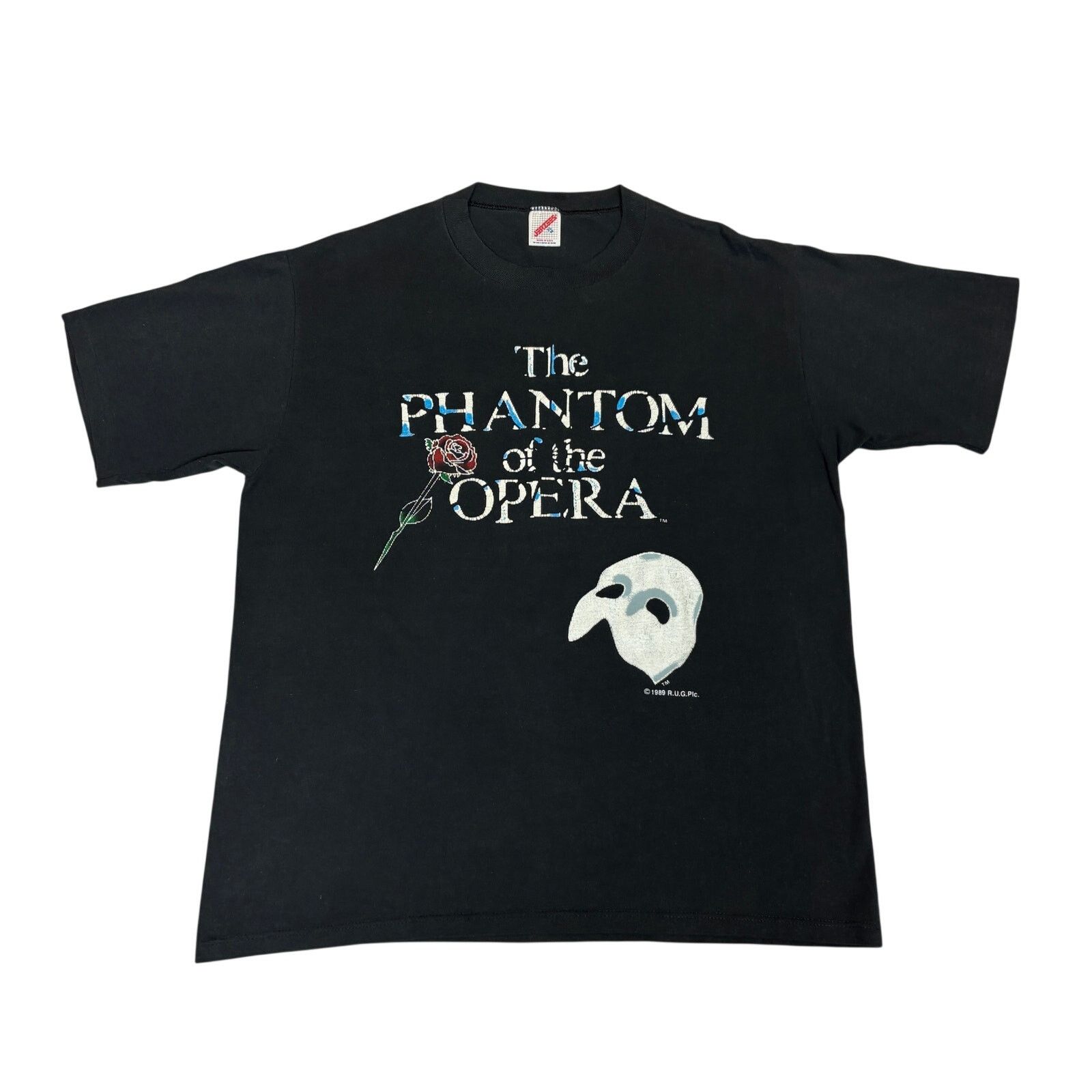 Jerzees × Vintage Vintage 80s Phantom of the Opera Single Stitch Shirt Mens XL Size US XL / EU 56 / 4 - 1 Thumbnail