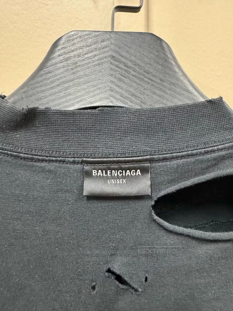 Balenciaga Balenciaga Letter Printed Round-neck Short-sleeve T-Shirt Size US S / EU 44-46 / 1 - 4 Thumbnail