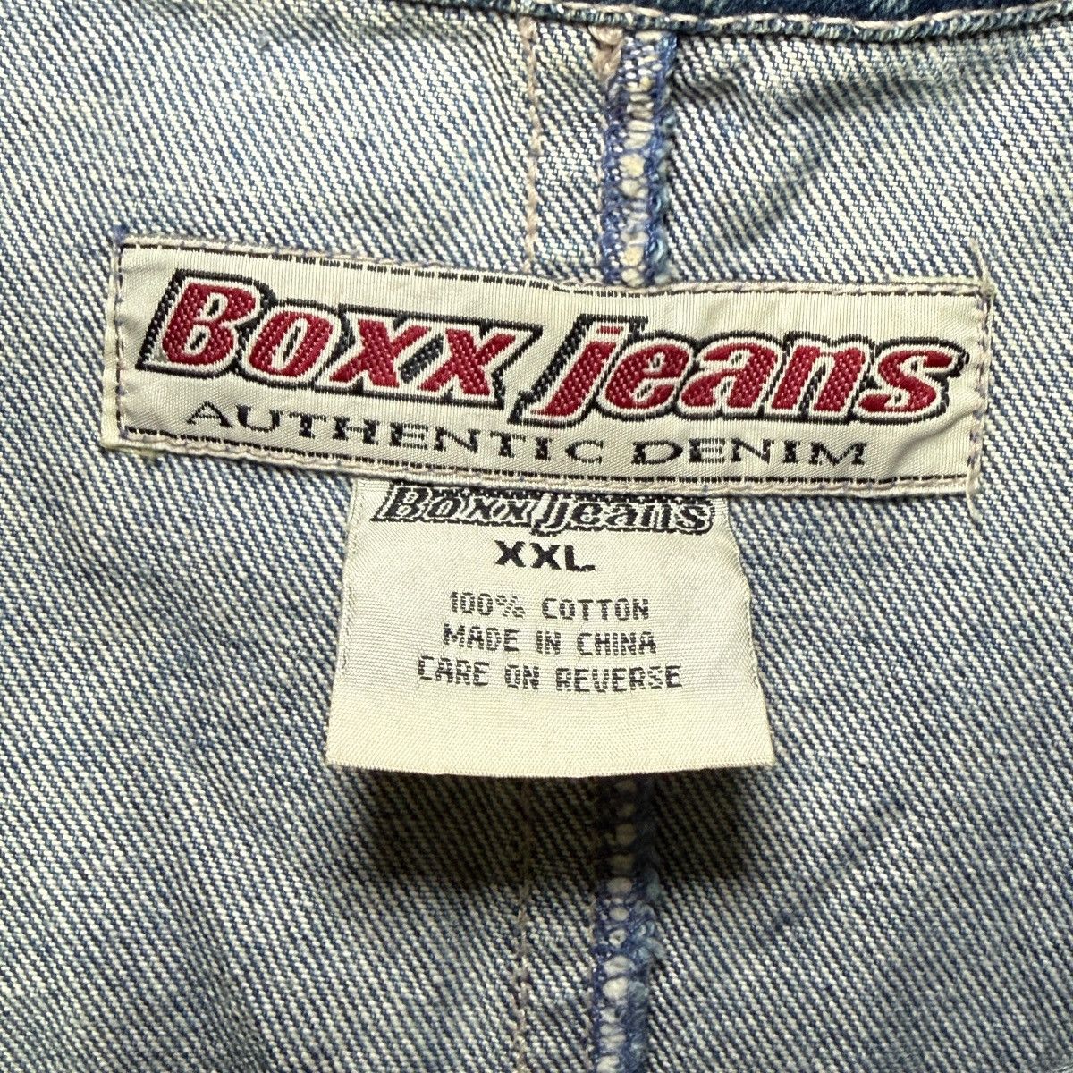 Other Vintage Boxx Jeans Denim Jacket Size US XXL / EU 58 / 5 - 3 Thumbnail